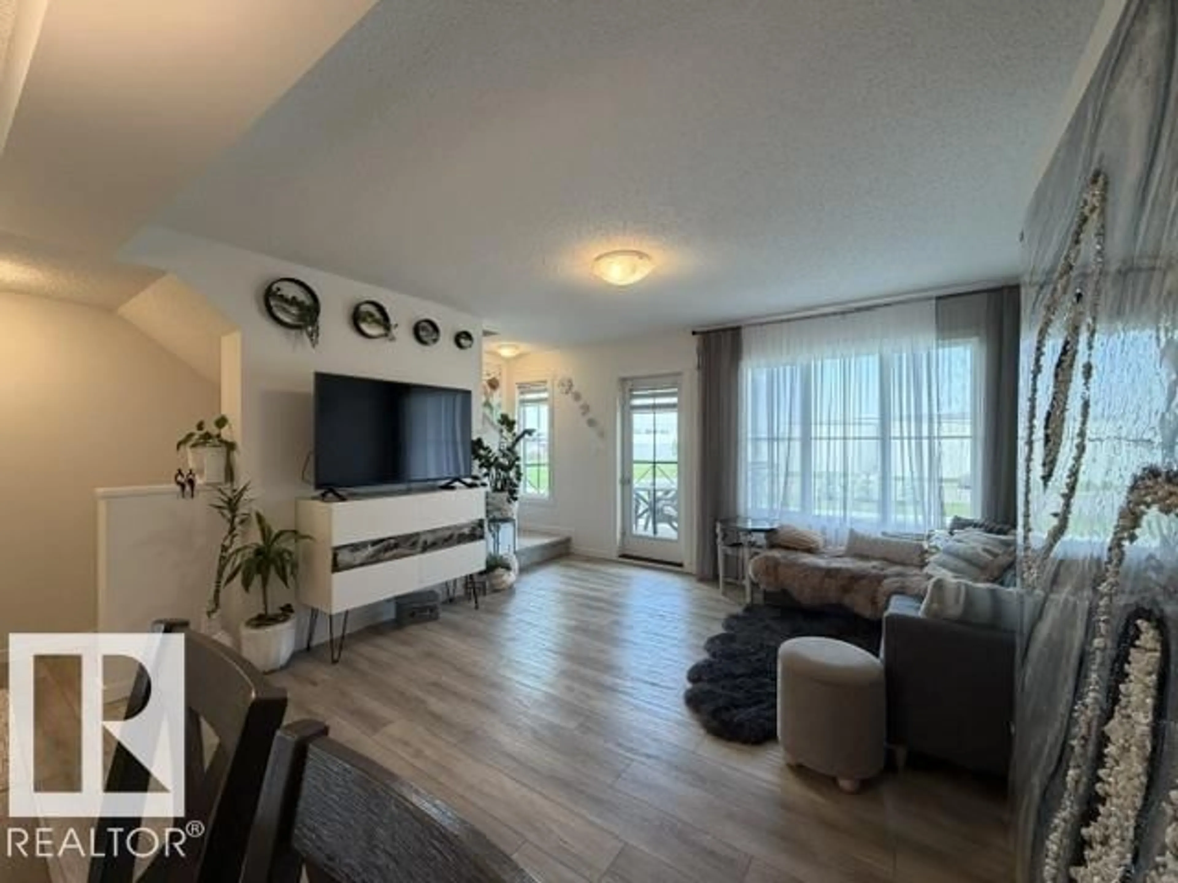 Living room with furniture, unknown for 24 JENSEN GA, St. Albert Alberta T8N7Y5
