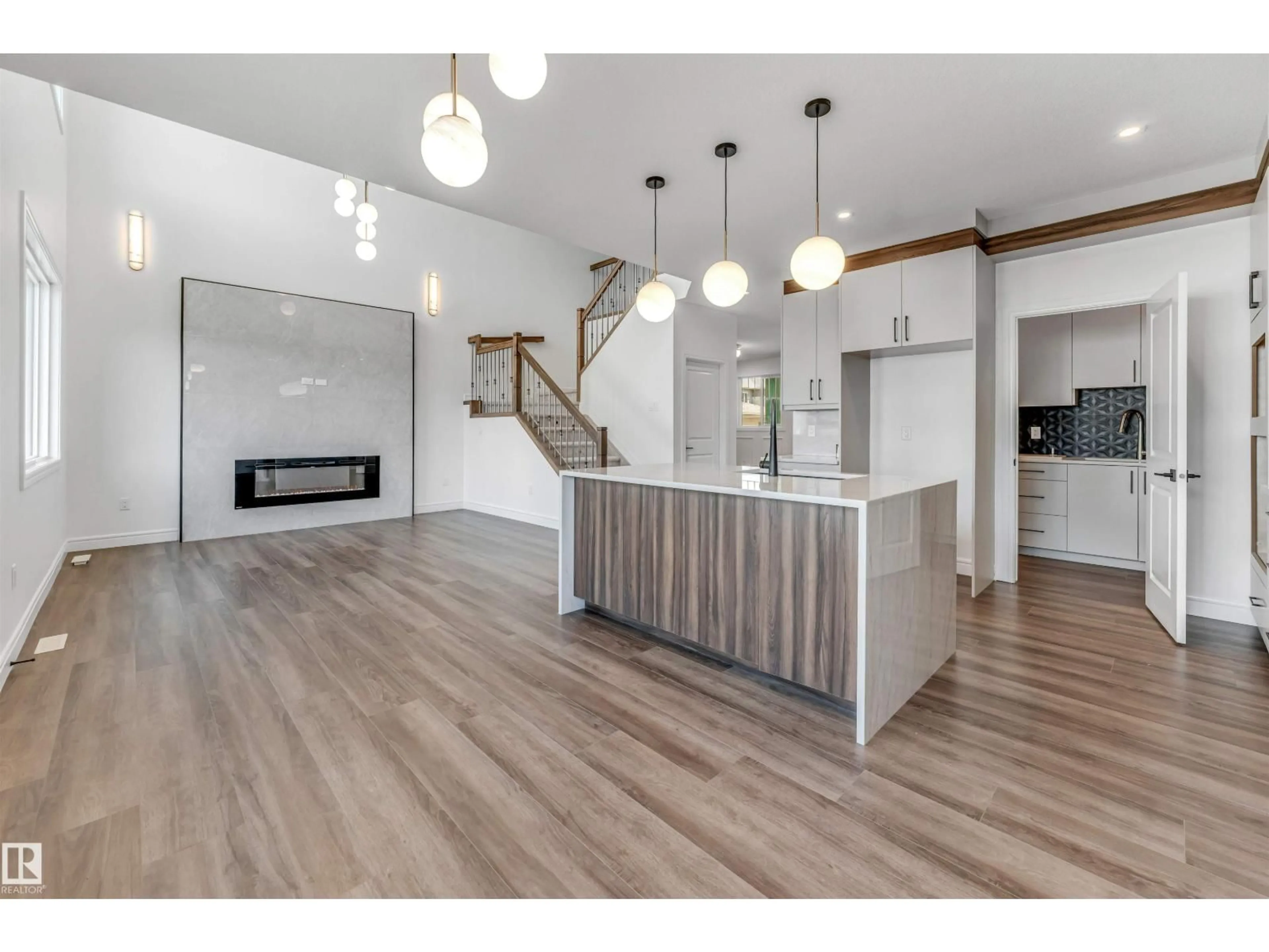 Open concept kitchen, unknown for NW - 19420 25 AV, Edmonton Alberta T6J7J7