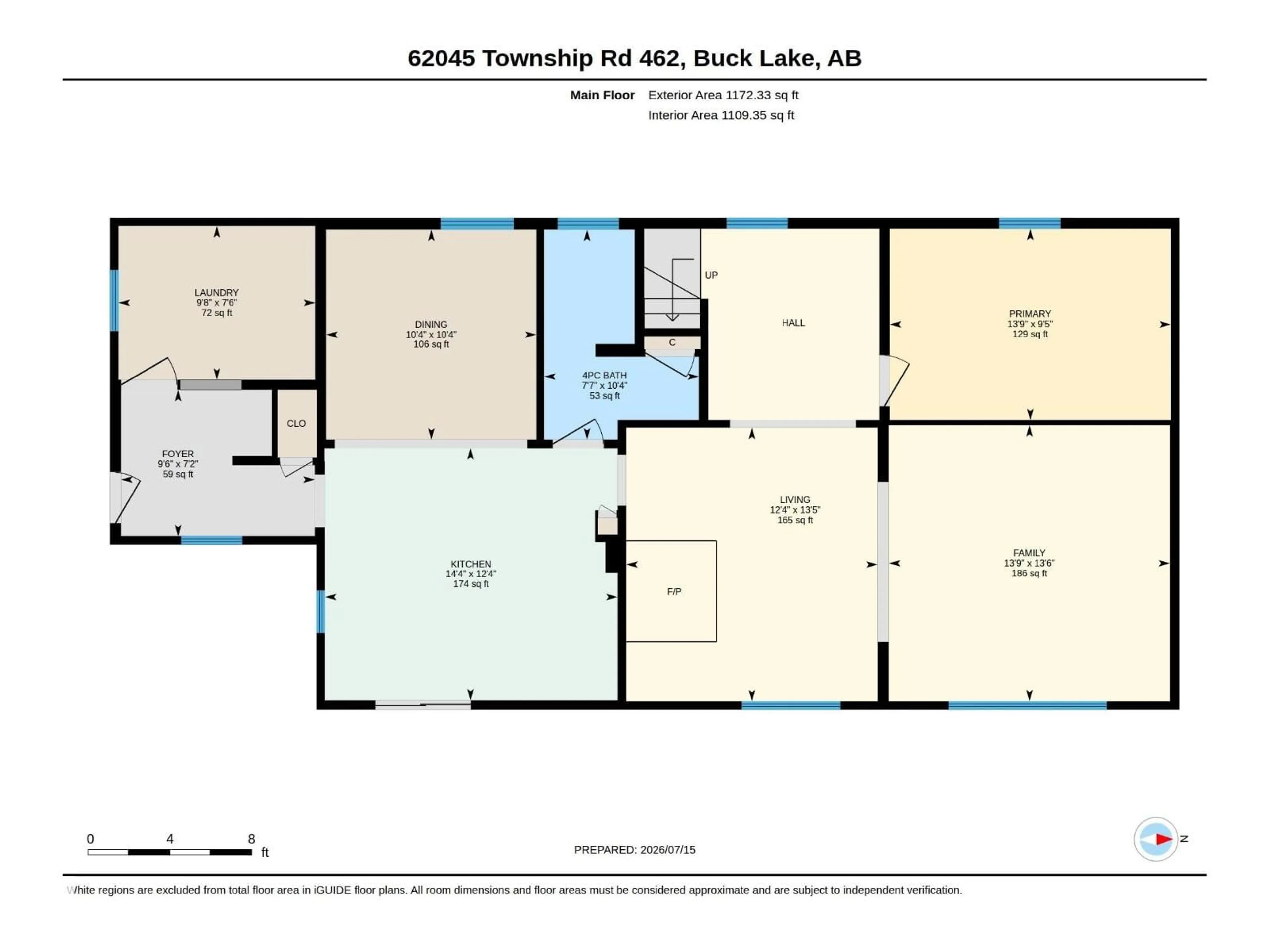 Floor plan for 43 62045 TWP ROAD 462, Rural Wetaskiwin County Alberta T0C0T0