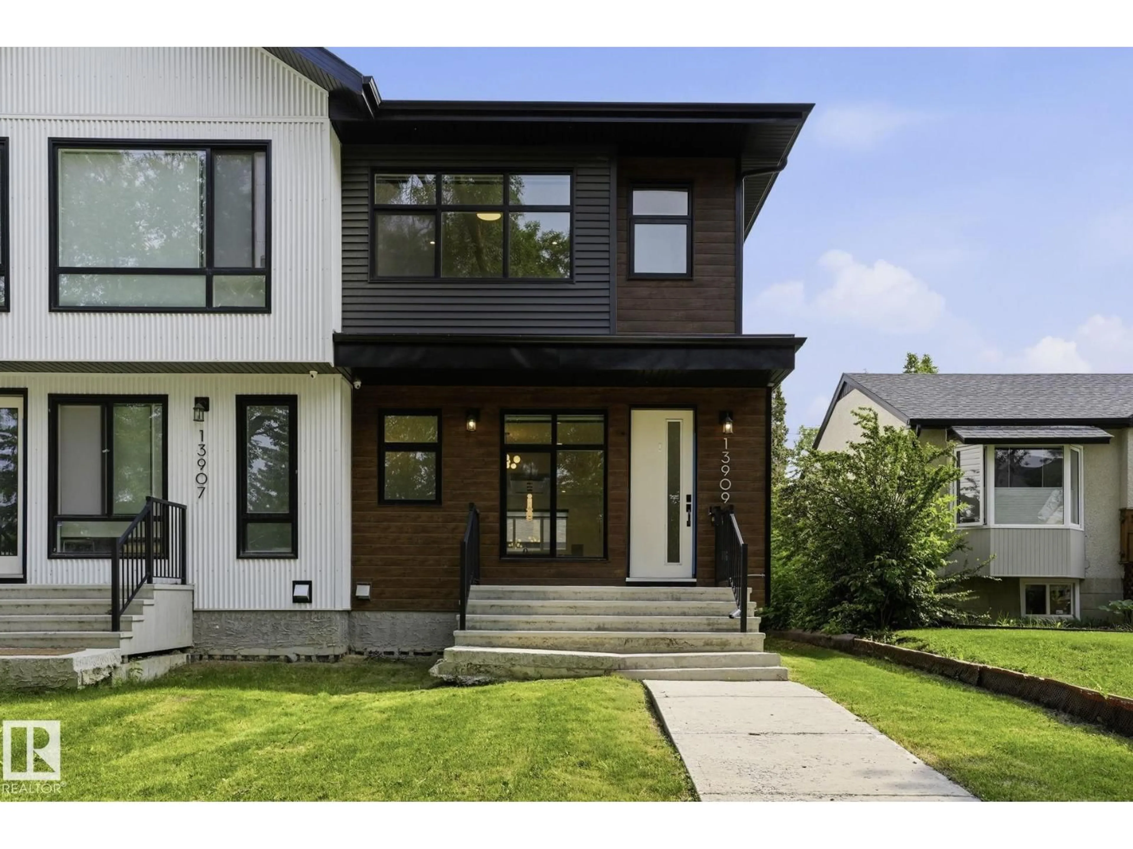 Home with brick exterior material, street for 13909 107A AV, Edmonton Alberta T5M2A8