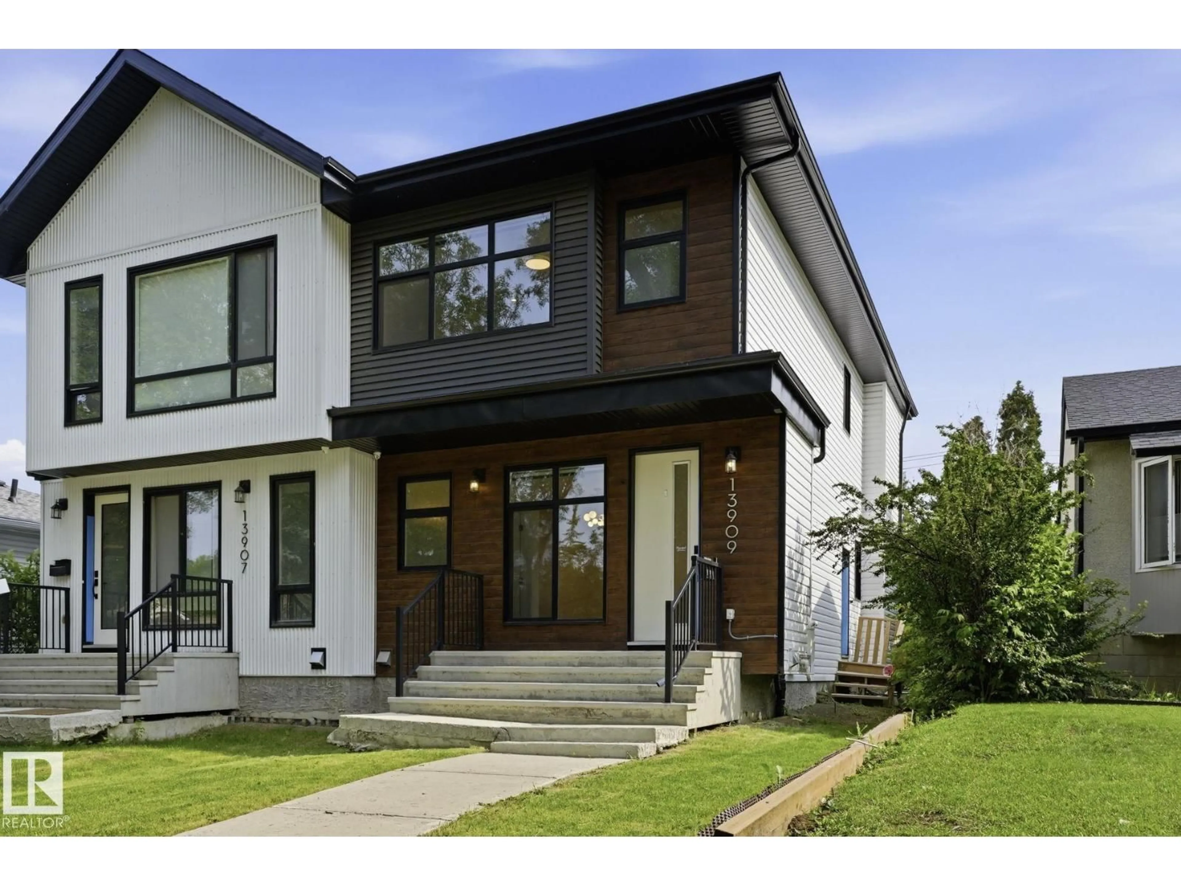 Home with brick exterior material, street for 13909 107A AV, Edmonton Alberta T5M2A8