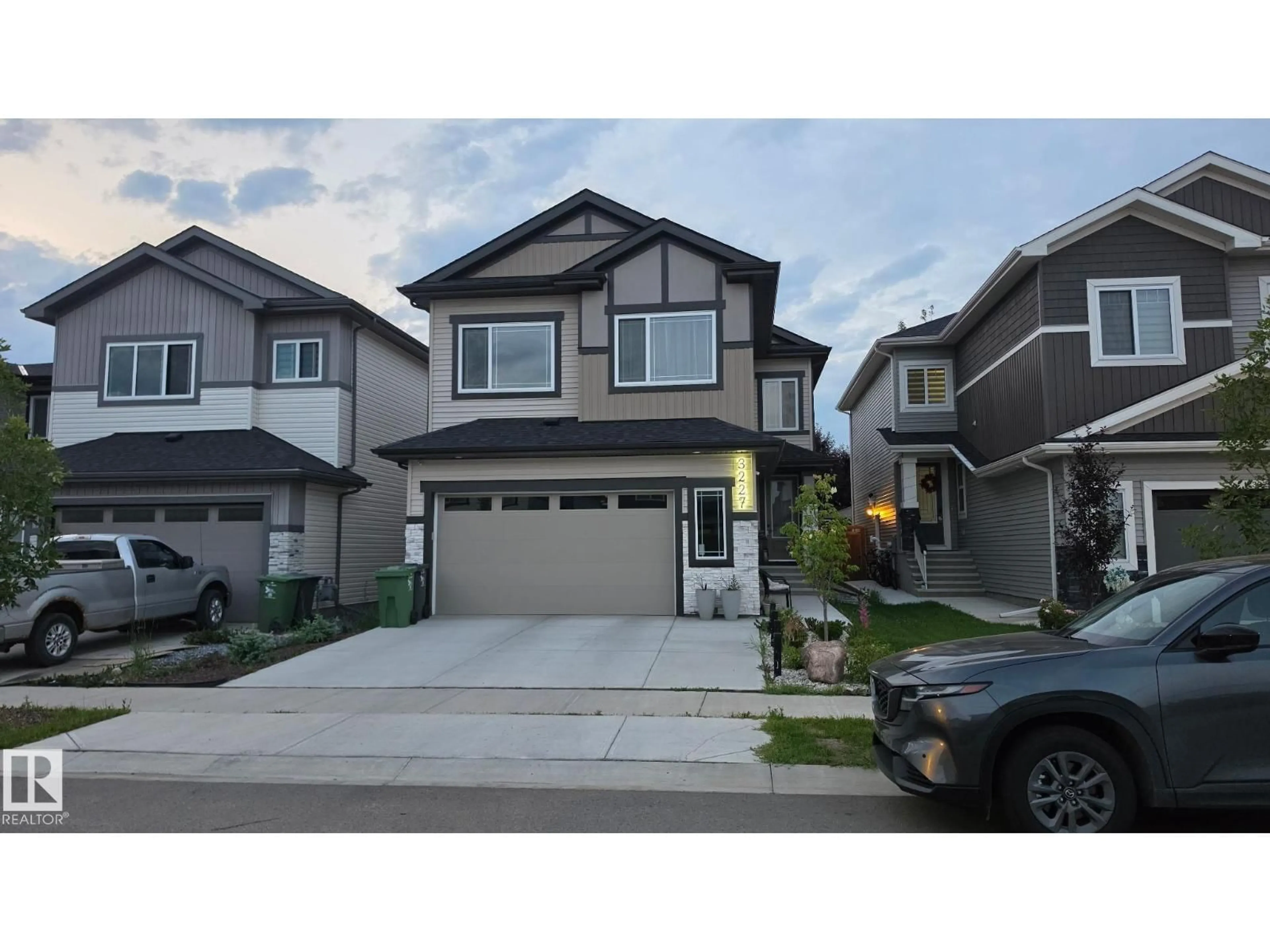 Home with vinyl exterior material, street for 3227 PELERIN CR, Beaumont Alberta T4X2Z1