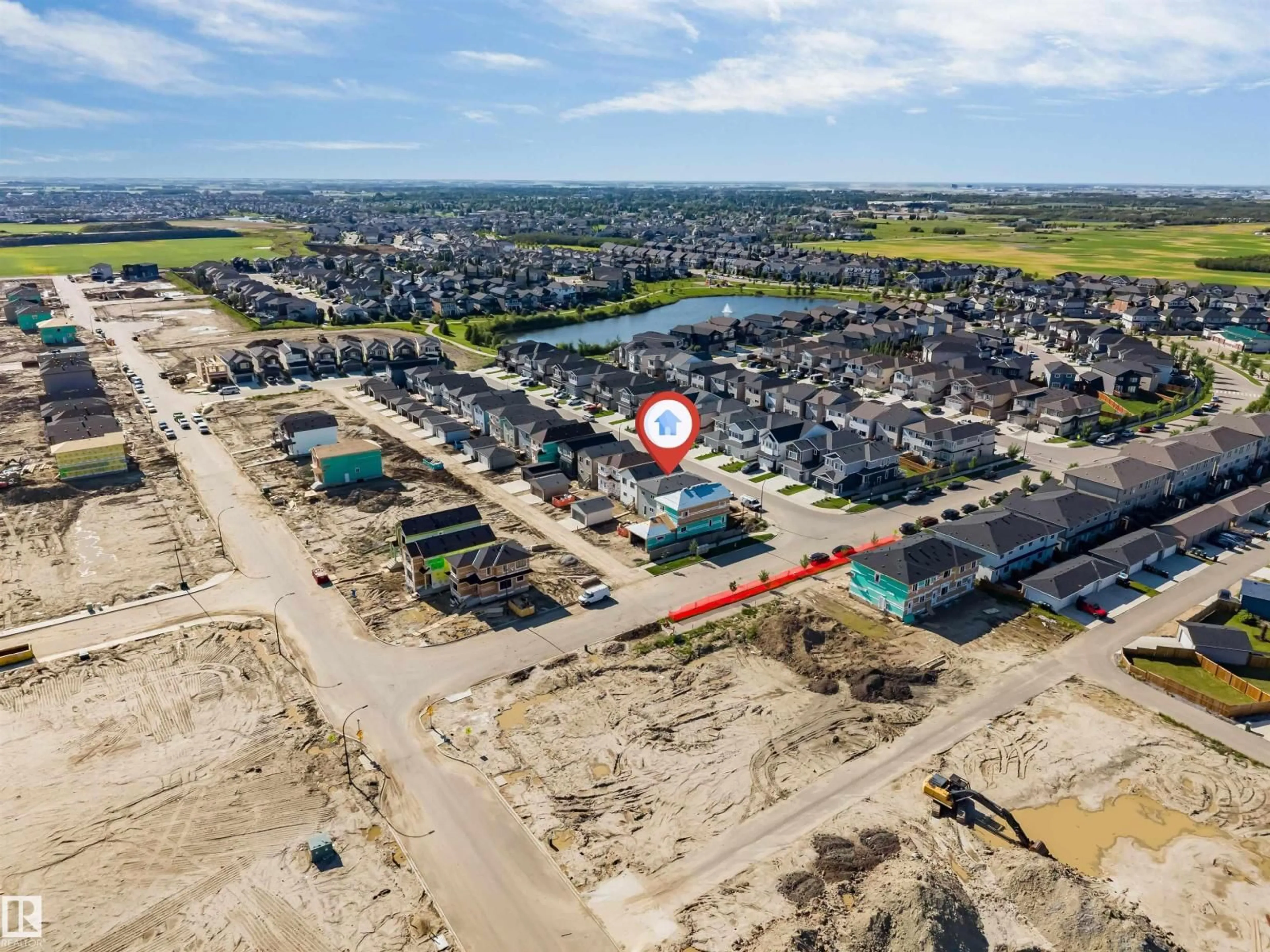 A pic from outside/outdoor area/front of a property/back of a property/a pic from drone, street for 352 ROBERTS WD, Leduc Alberta T9E1P8