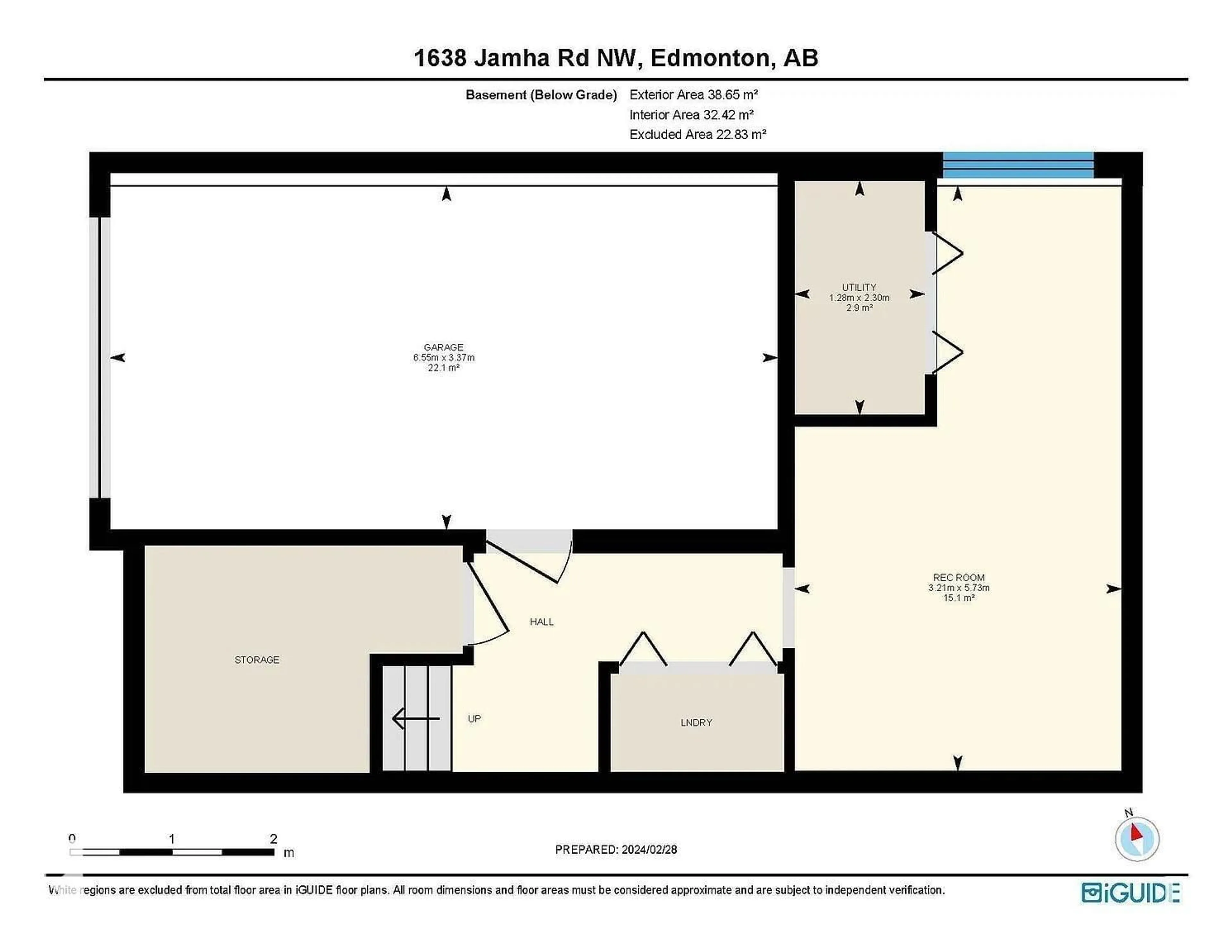 Floor plan for 1638 JAMHA RD, Edmonton Alberta T6L6V7