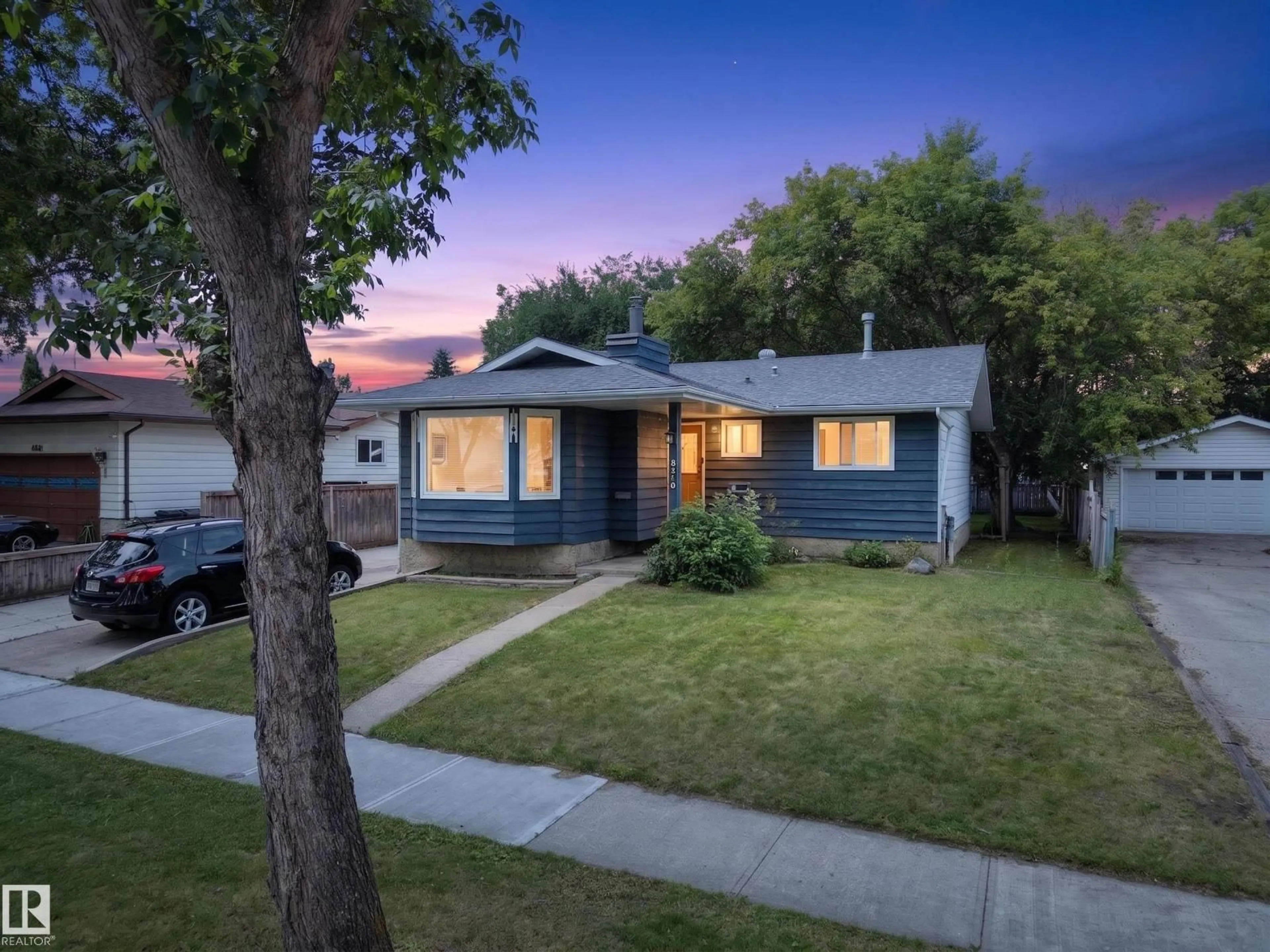 A pic from outside/outdoor area/front of a property/back of a property/a pic from drone, street for 8310 99 AV, Fort Saskatchewan Alberta T8L3C5