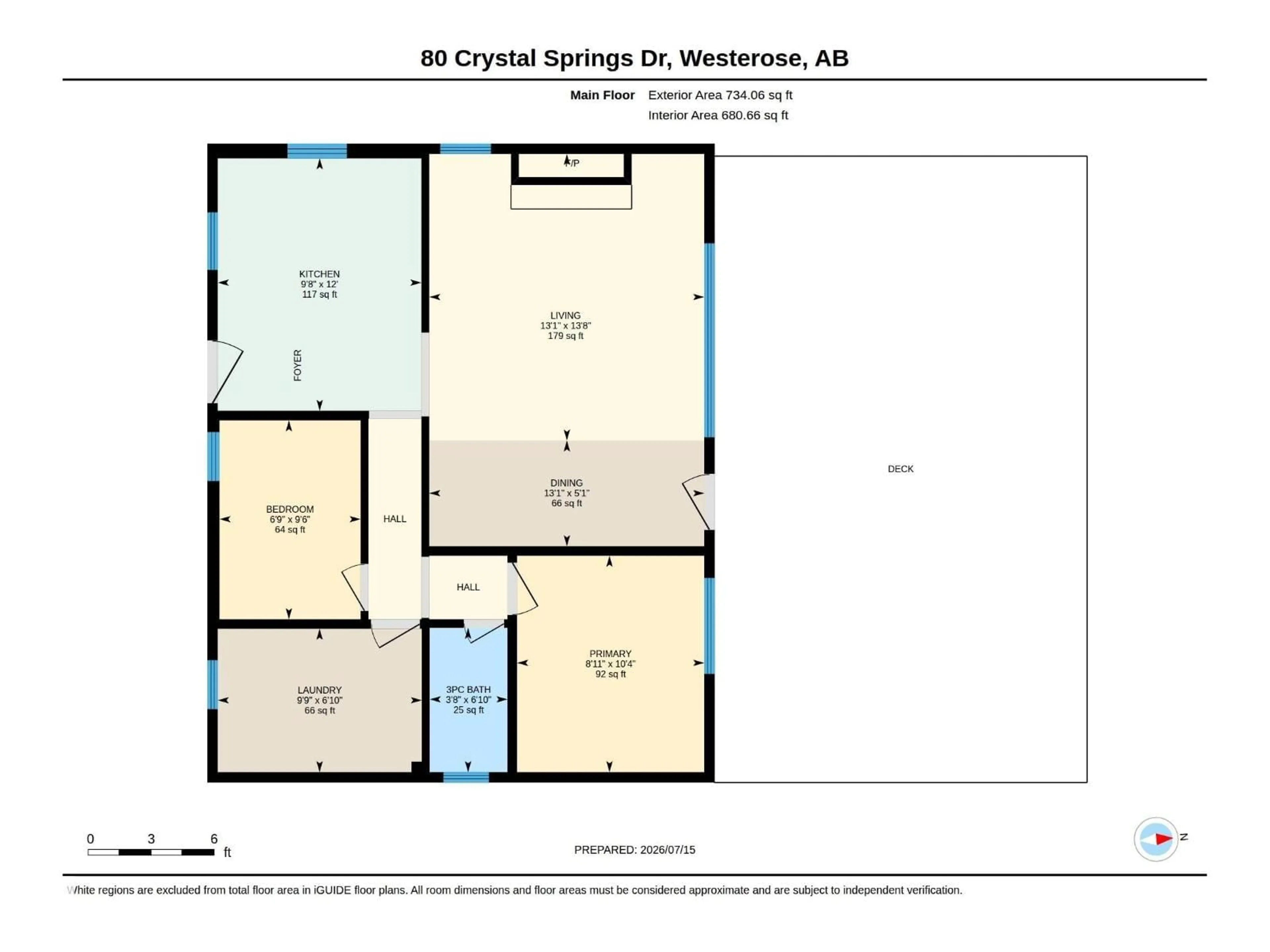 Floor plan for 80 CRYSTAL SPRINGS DR, Rural Wetaskiwin County Alberta T0C1H0