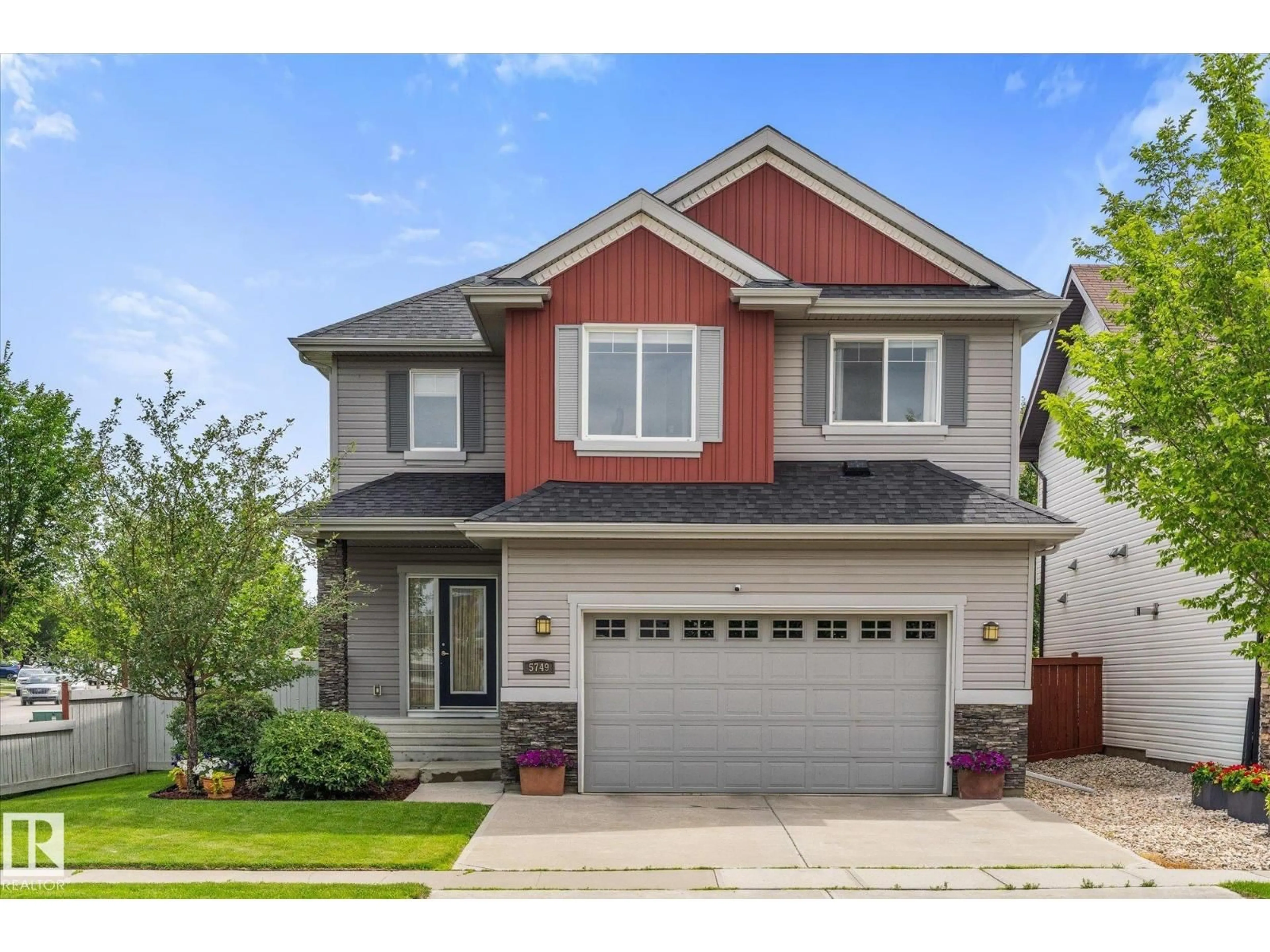 Home with vinyl exterior material, street for 5749 56A ST, Beaumont Alberta T4X0G1