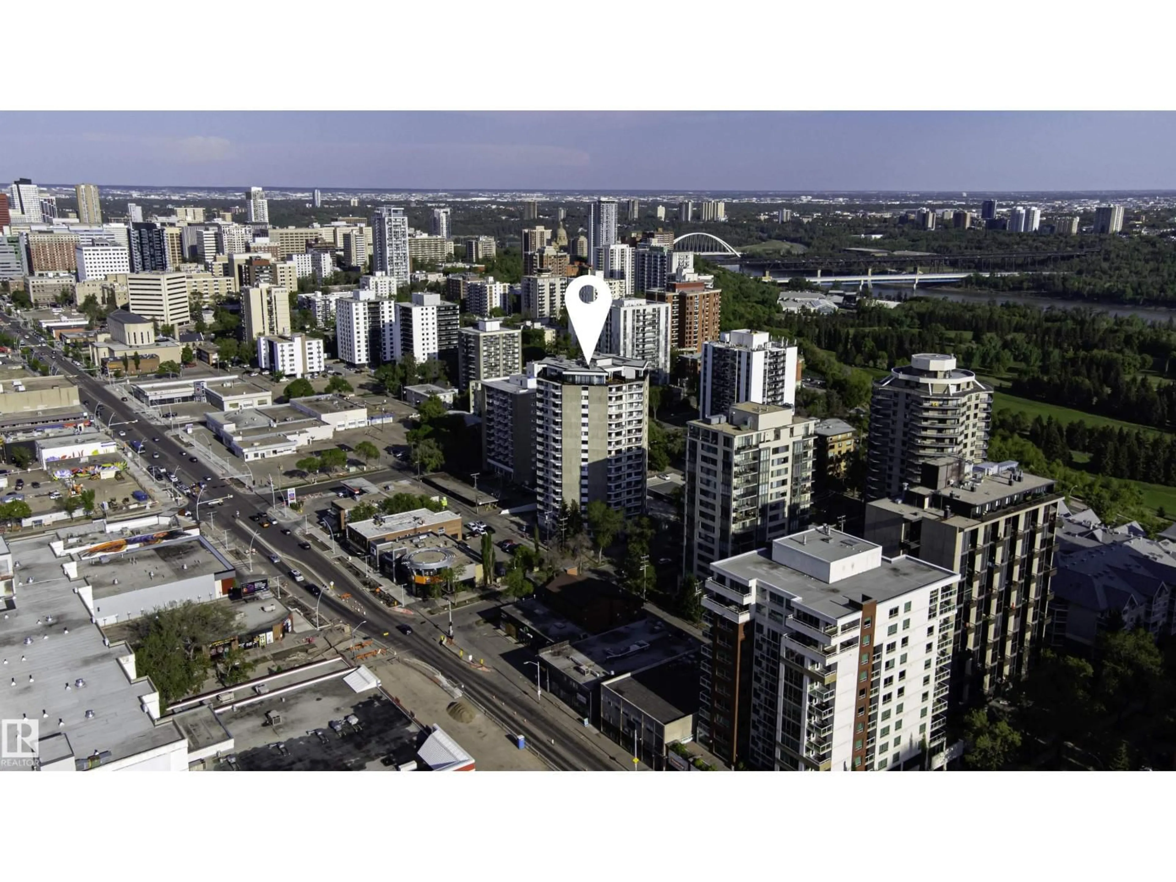 Picture of a map for NW - 10045 117 ST, Edmonton Alberta T6C2C1