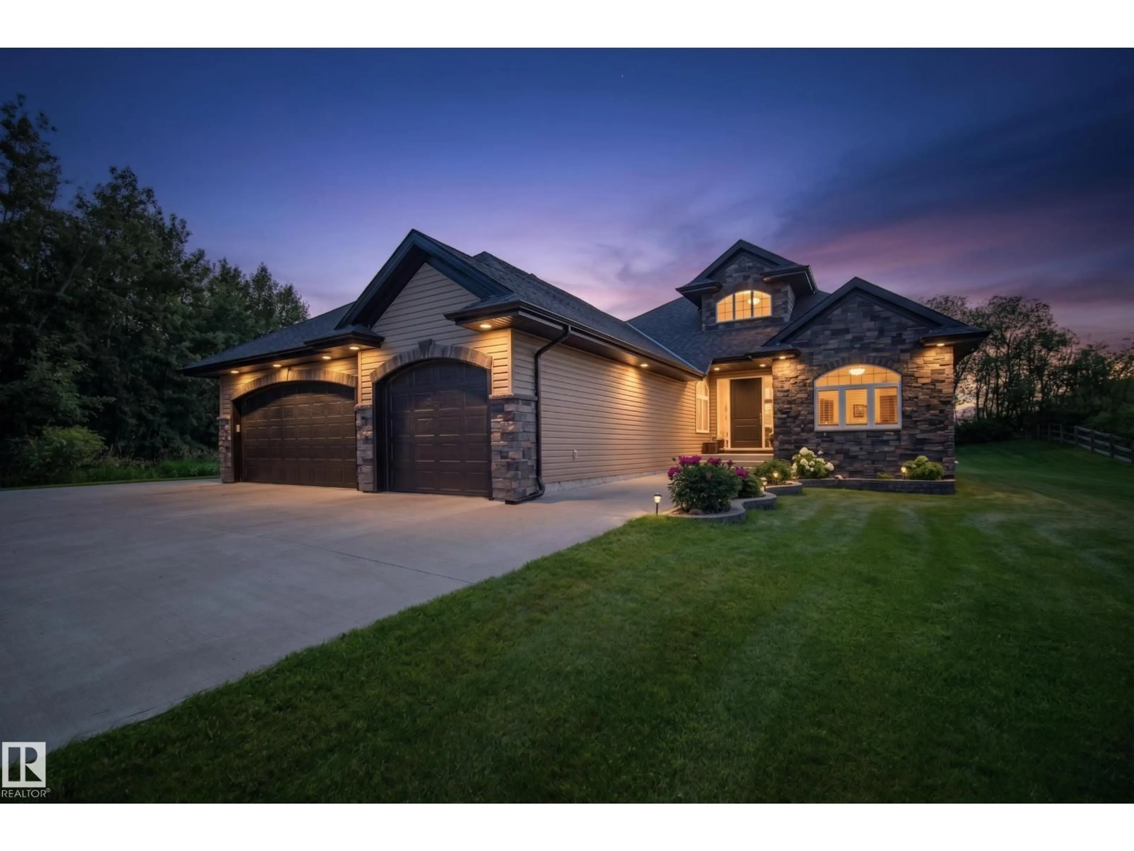 Home with brick exterior material, street for 23549 - 115 TWP RD 510, Rural Leduc County Alberta T4X0T1