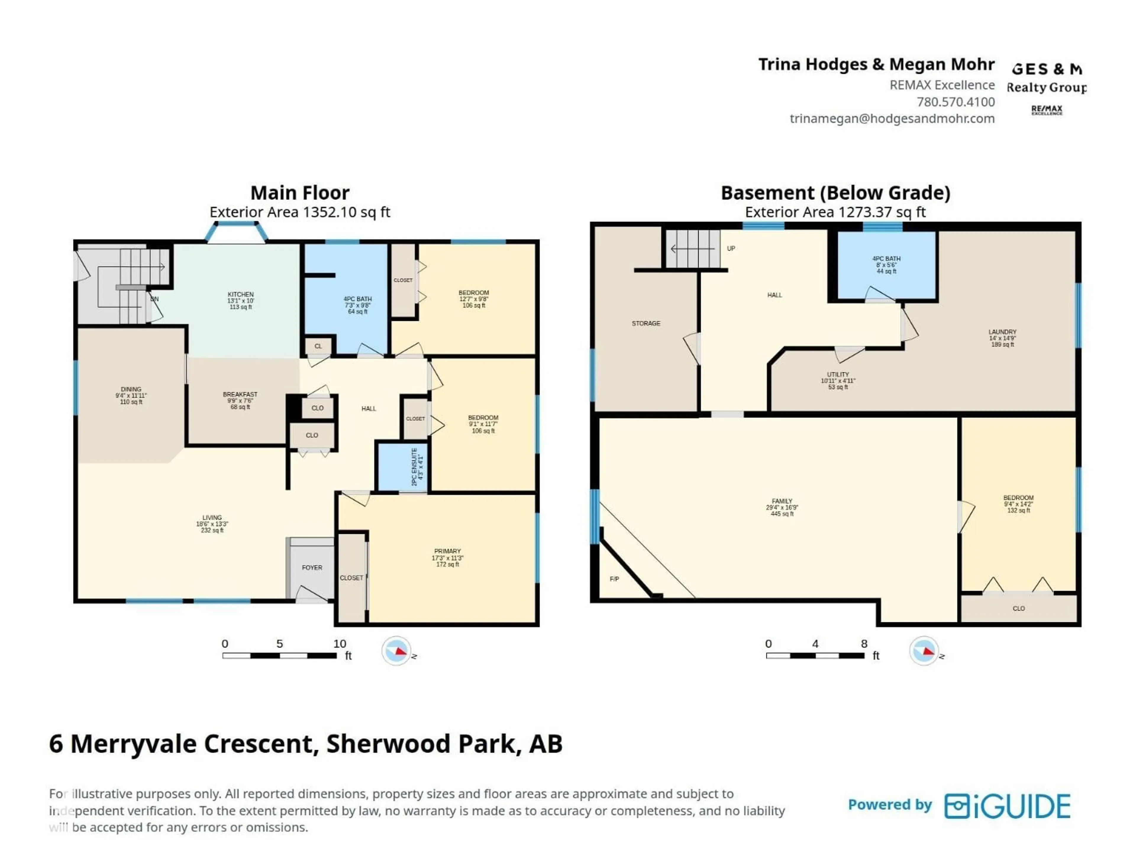 Floor plan for 6 MERRYVALE CR, Sherwood Park Alberta T8A0N3
