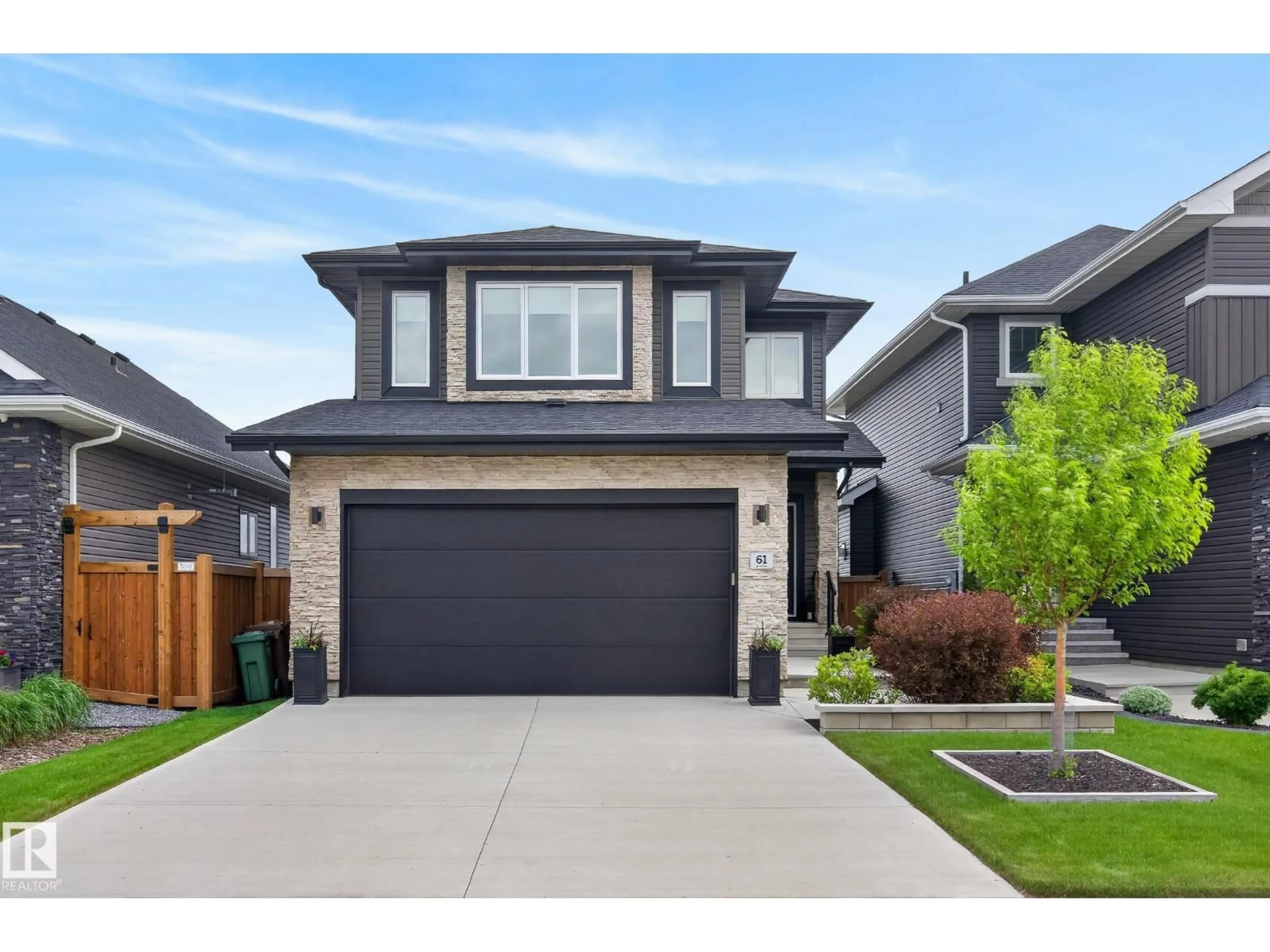 Home with brick exterior material, street for 61 ENCORE CR, St. Albert Alberta T8N7W2