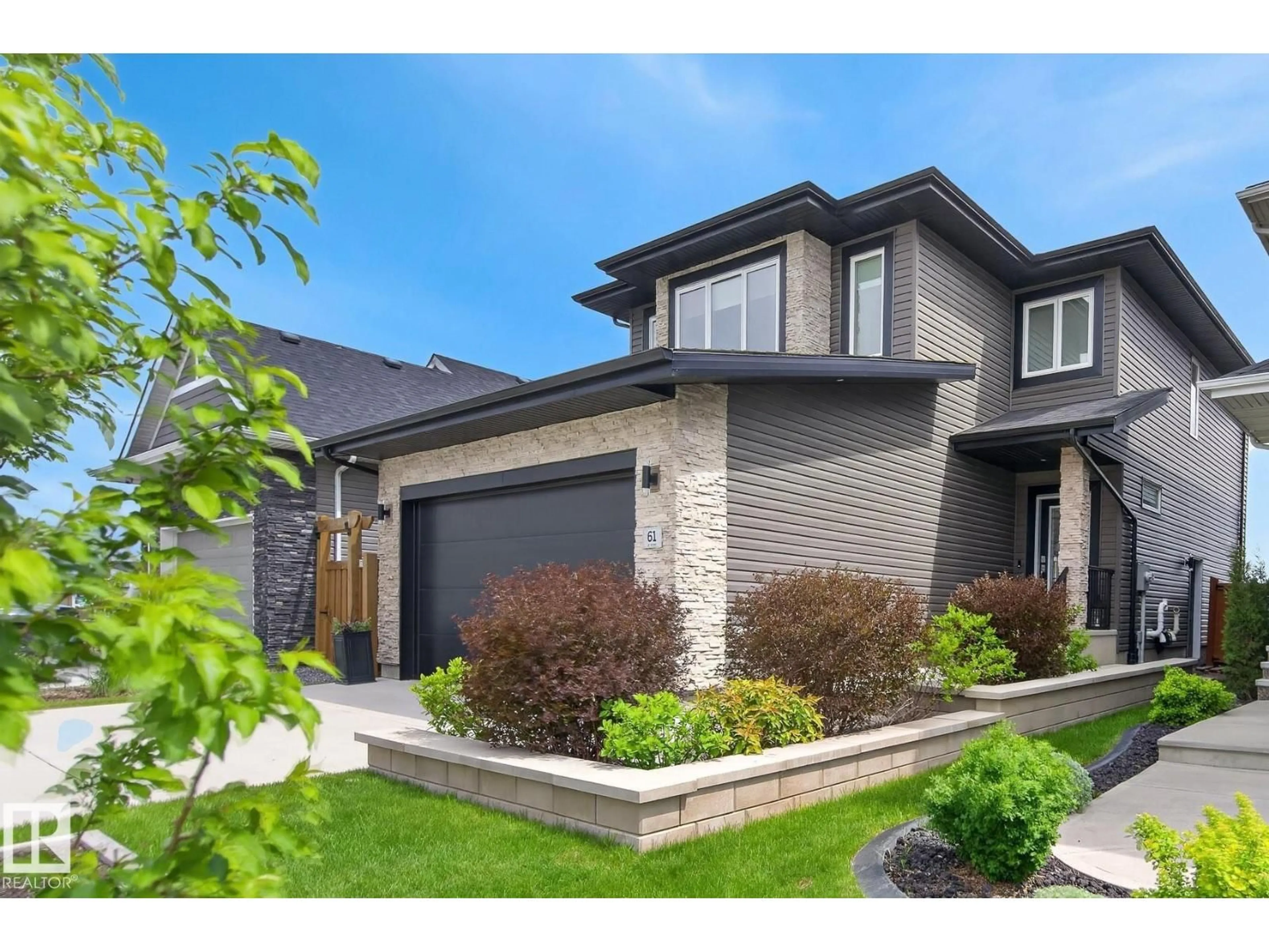 Home with brick exterior material, street for 61 ENCORE CR, St. Albert Alberta T8N7W2