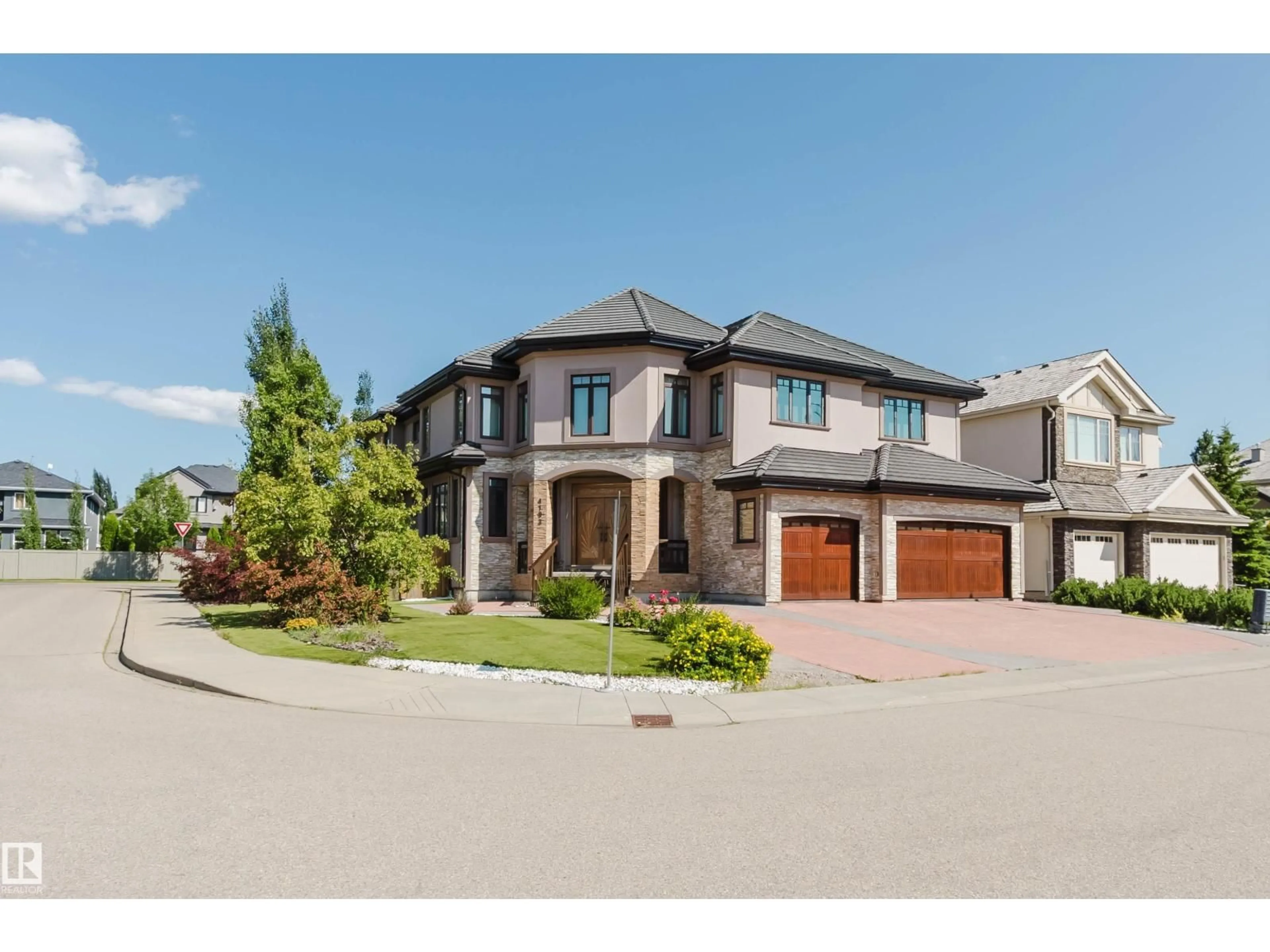 Home with brick exterior material, street for 4103 WESTCLIFF HEATH HE, Edmonton Alberta T6W0X9