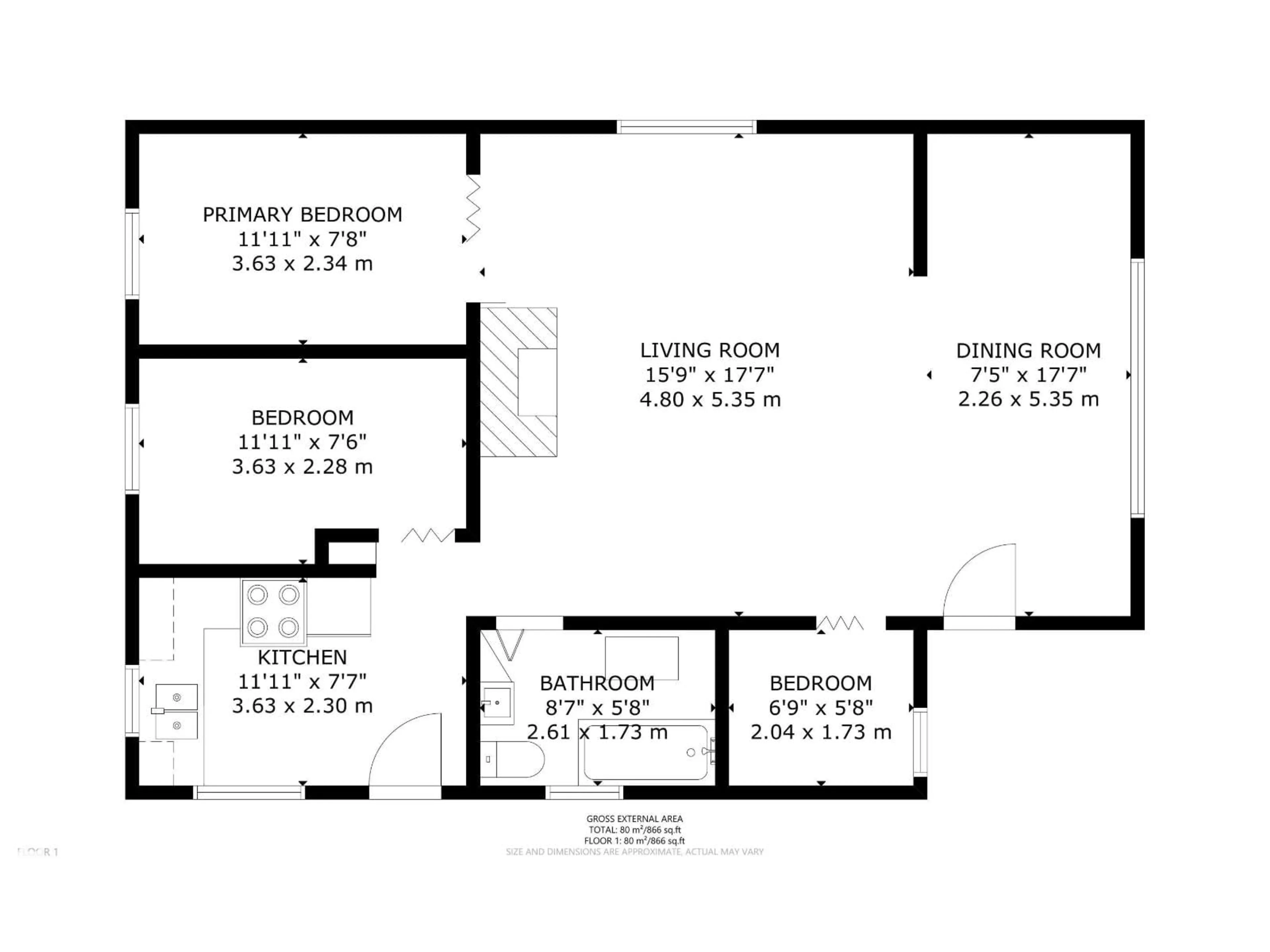 Floor plan for 5227 51 AV, Rural Lac Ste. Anne County Alberta T9X1T7