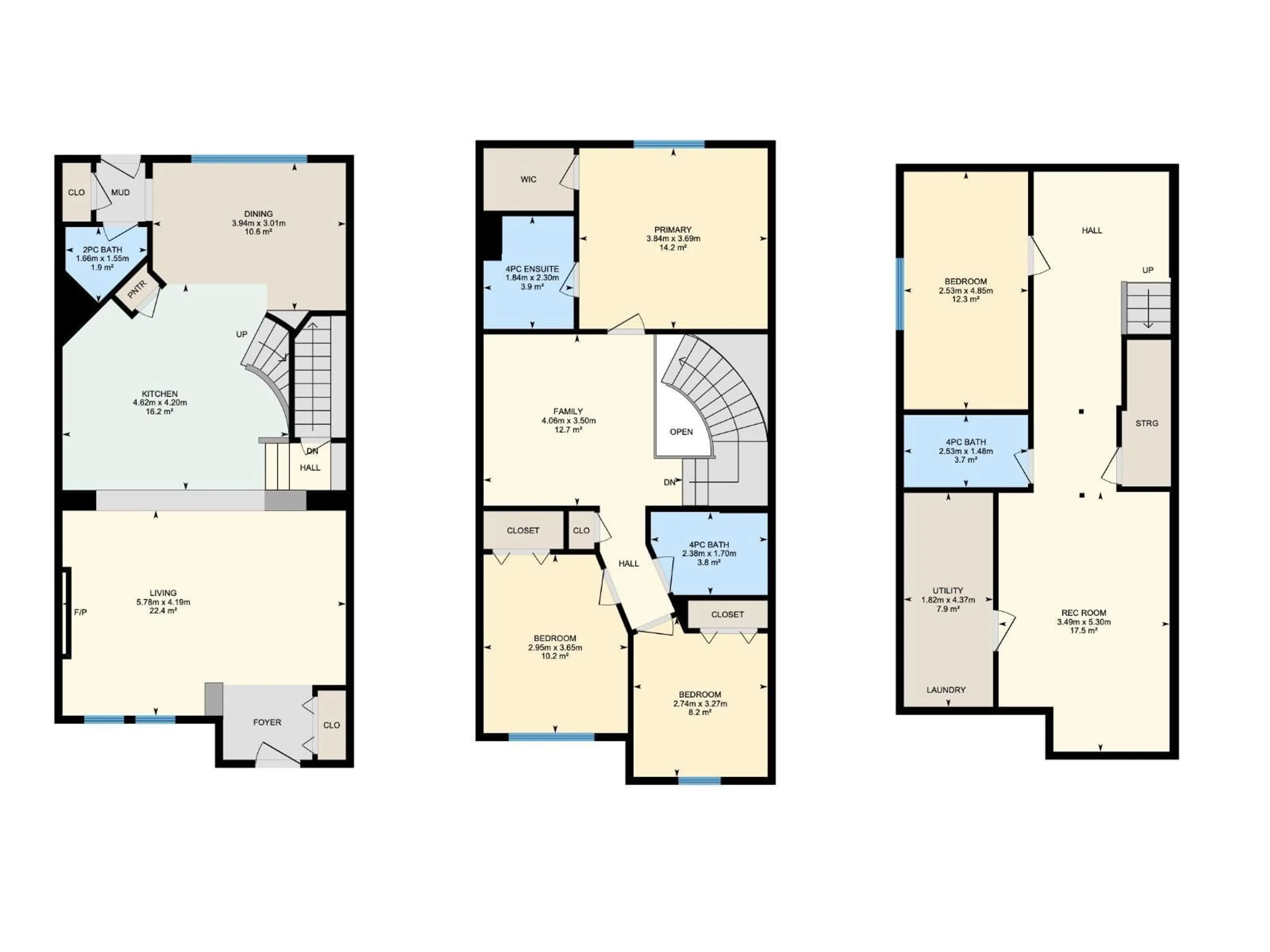 Floor plan for SW - 3026 CARPENTER LANDING LD, Edmonton Alberta T6W2Z2