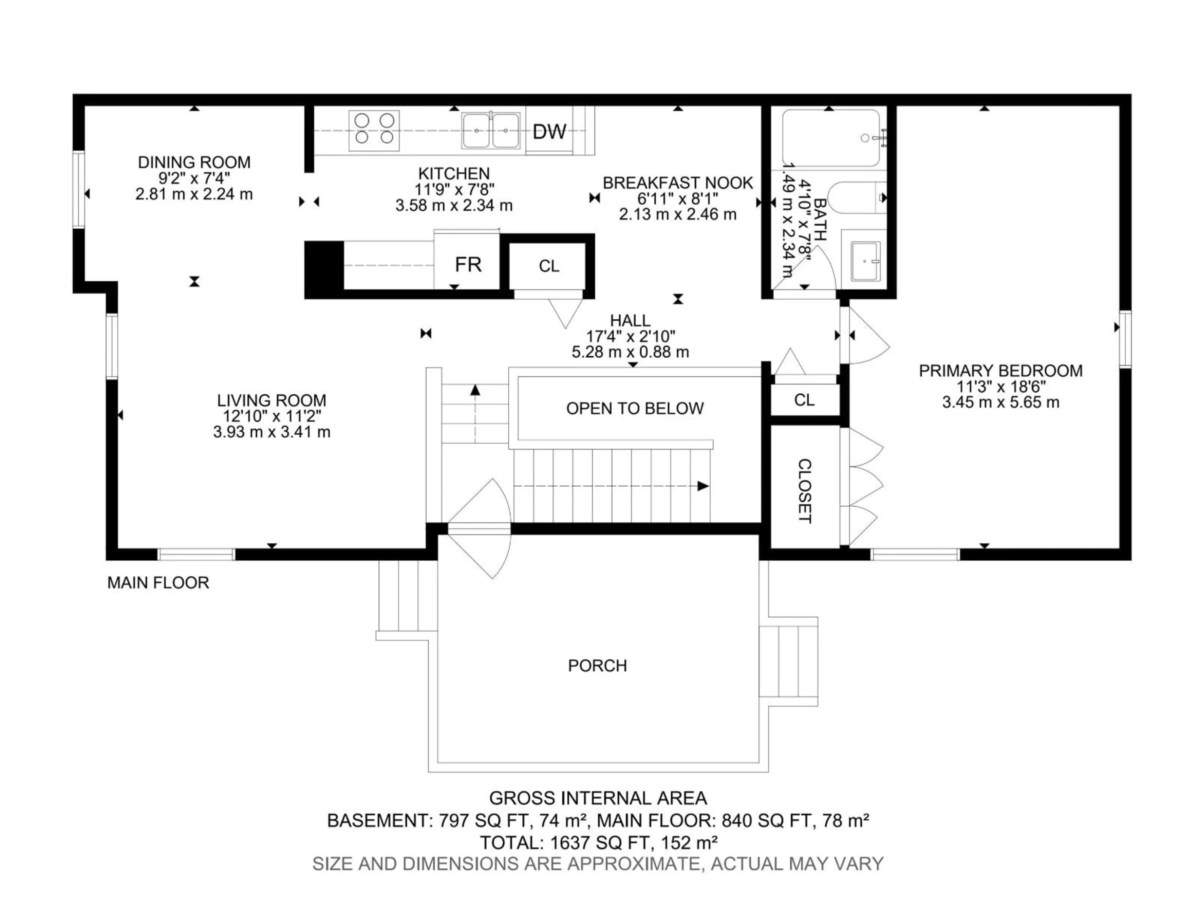 Floor plan for 64 PIPESTONE, Devon Alberta T9G1T7