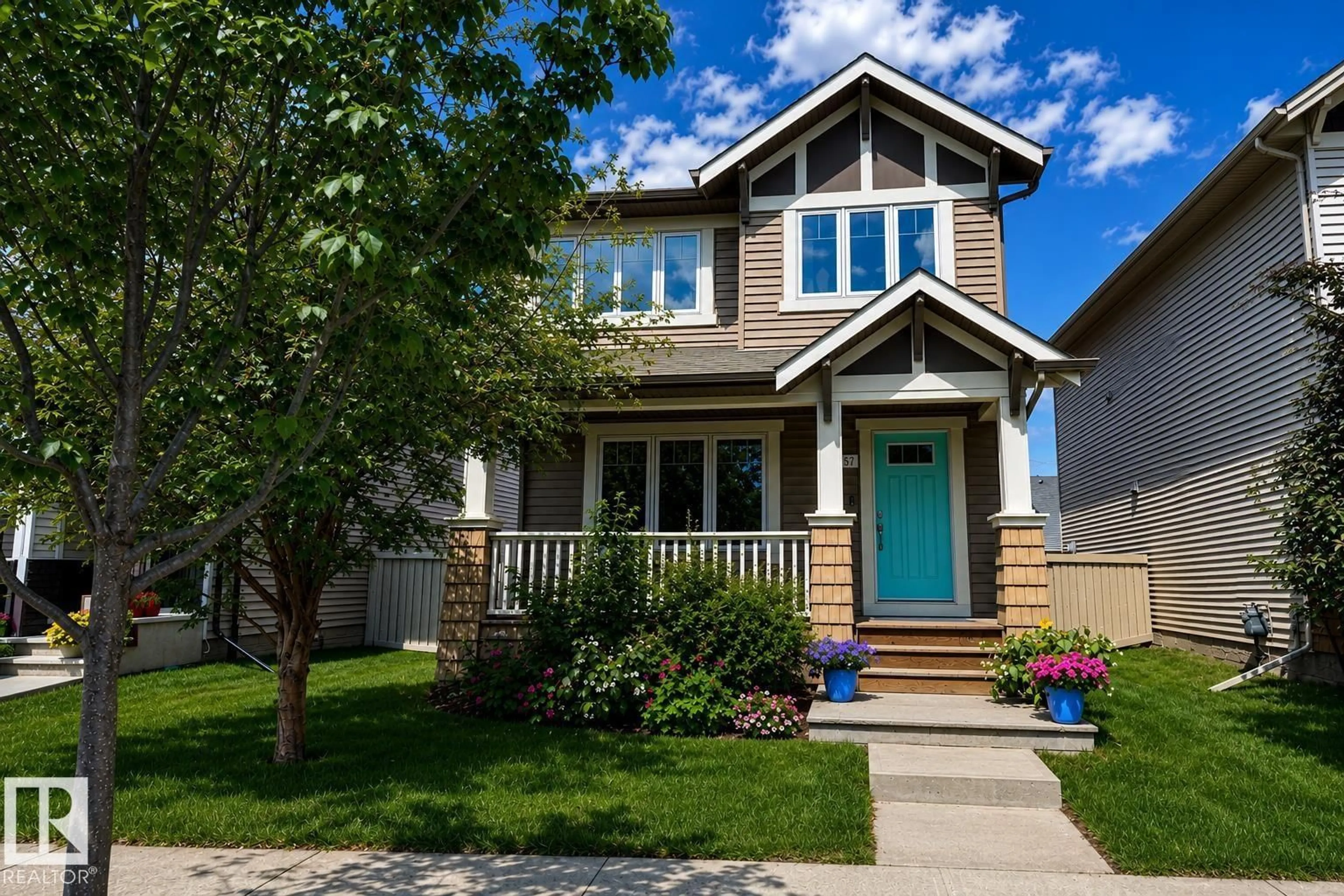 Home with vinyl exterior material, street for 3457 CUTLER CR, Edmonton Alberta T6W2B3