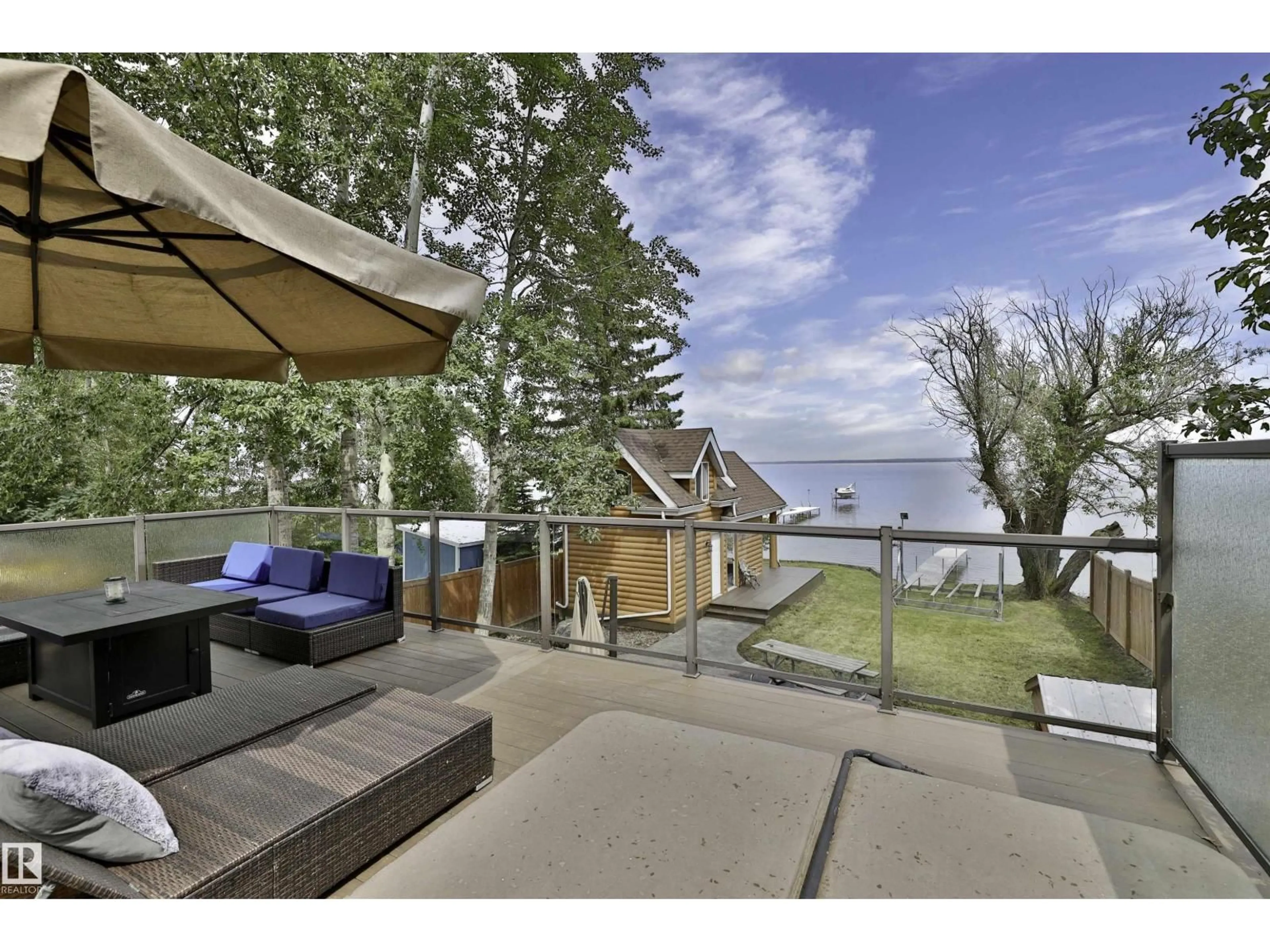 Patio, water/lake/river/ocean view for Viola BE - 38 462026 RR10, Rural Wetaskiwin County Alberta T0C2V0