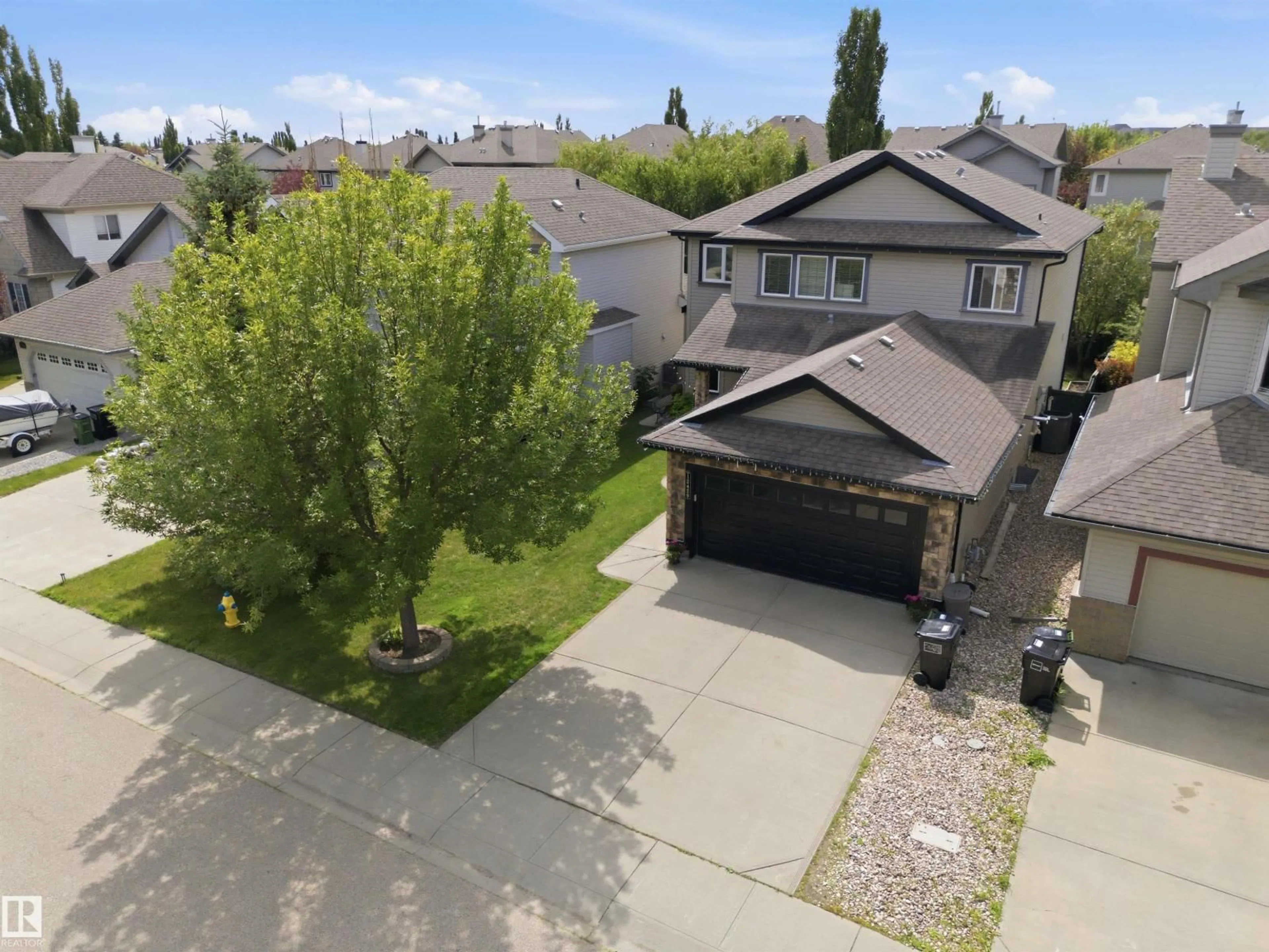 A pic from outside/outdoor area/front of a property/back of a property/a pic from drone, street for SW - 12429 17A AV, Edmonton Alberta T6W1T8
