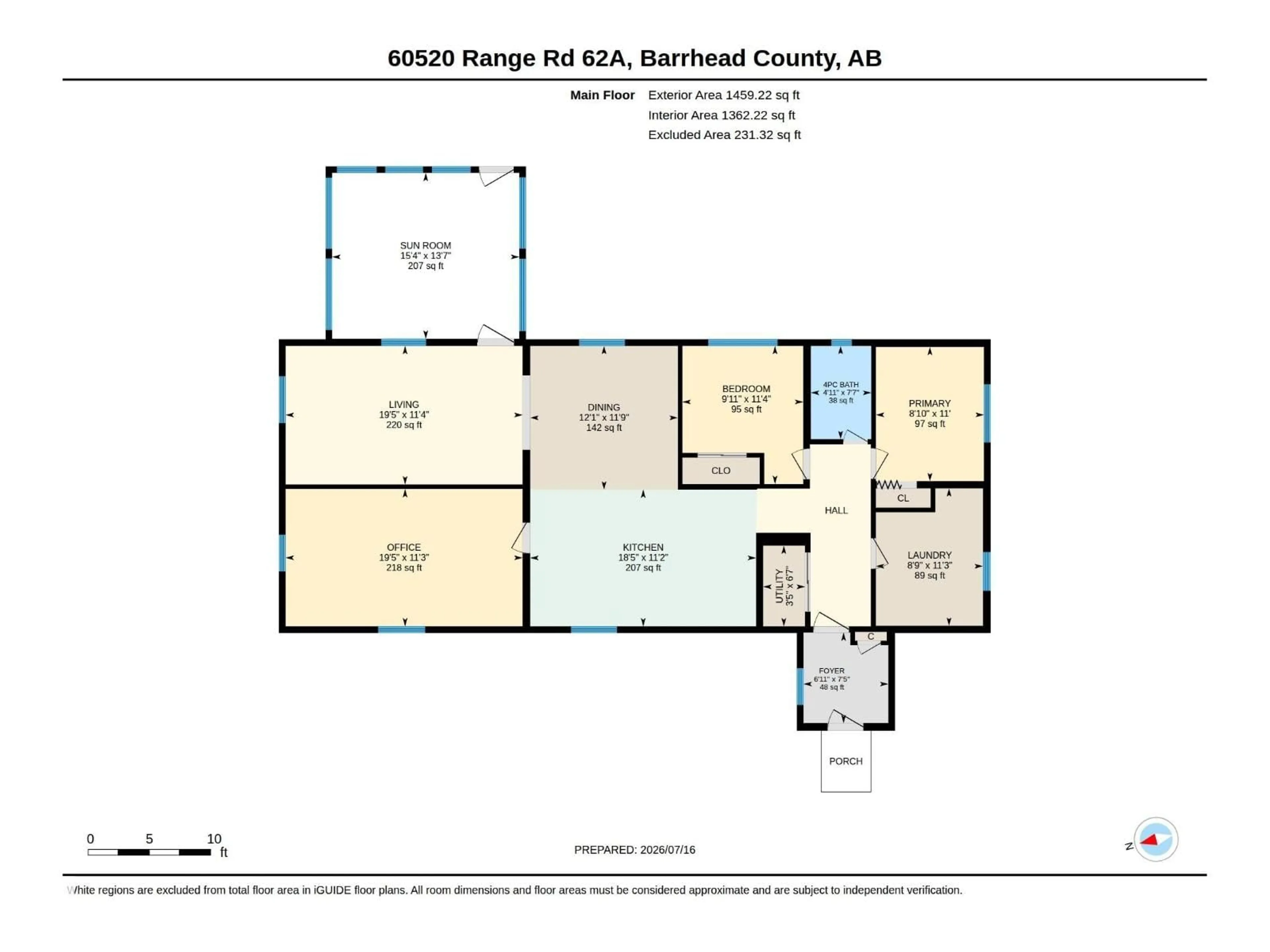 Floor plan for 60520 RGE RD 62A, Rural Barrhead County Alberta T0G1A0