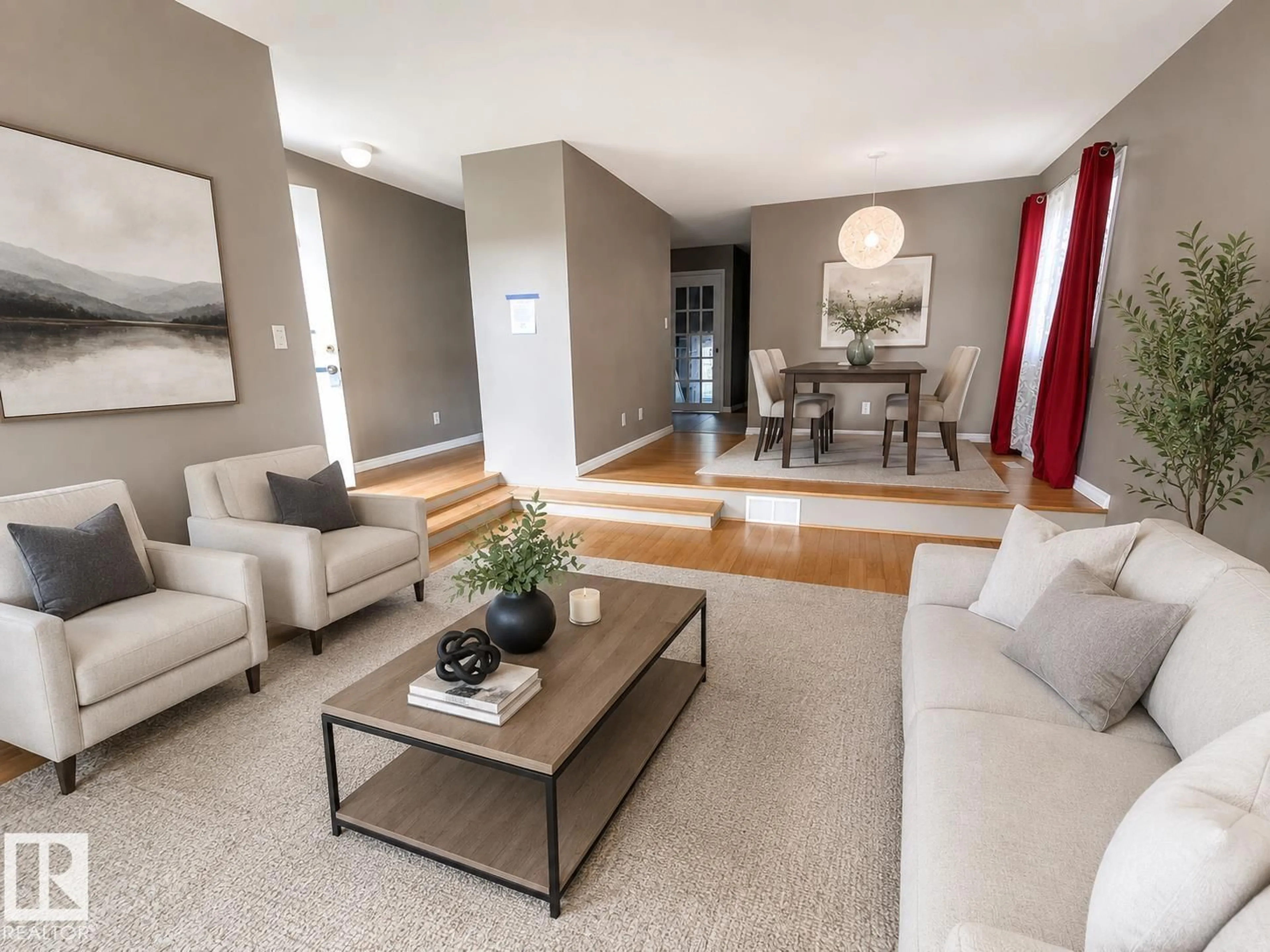 Living room with furniture, unknown for NW - 2914 48 ST, Edmonton Alberta T6L4R1