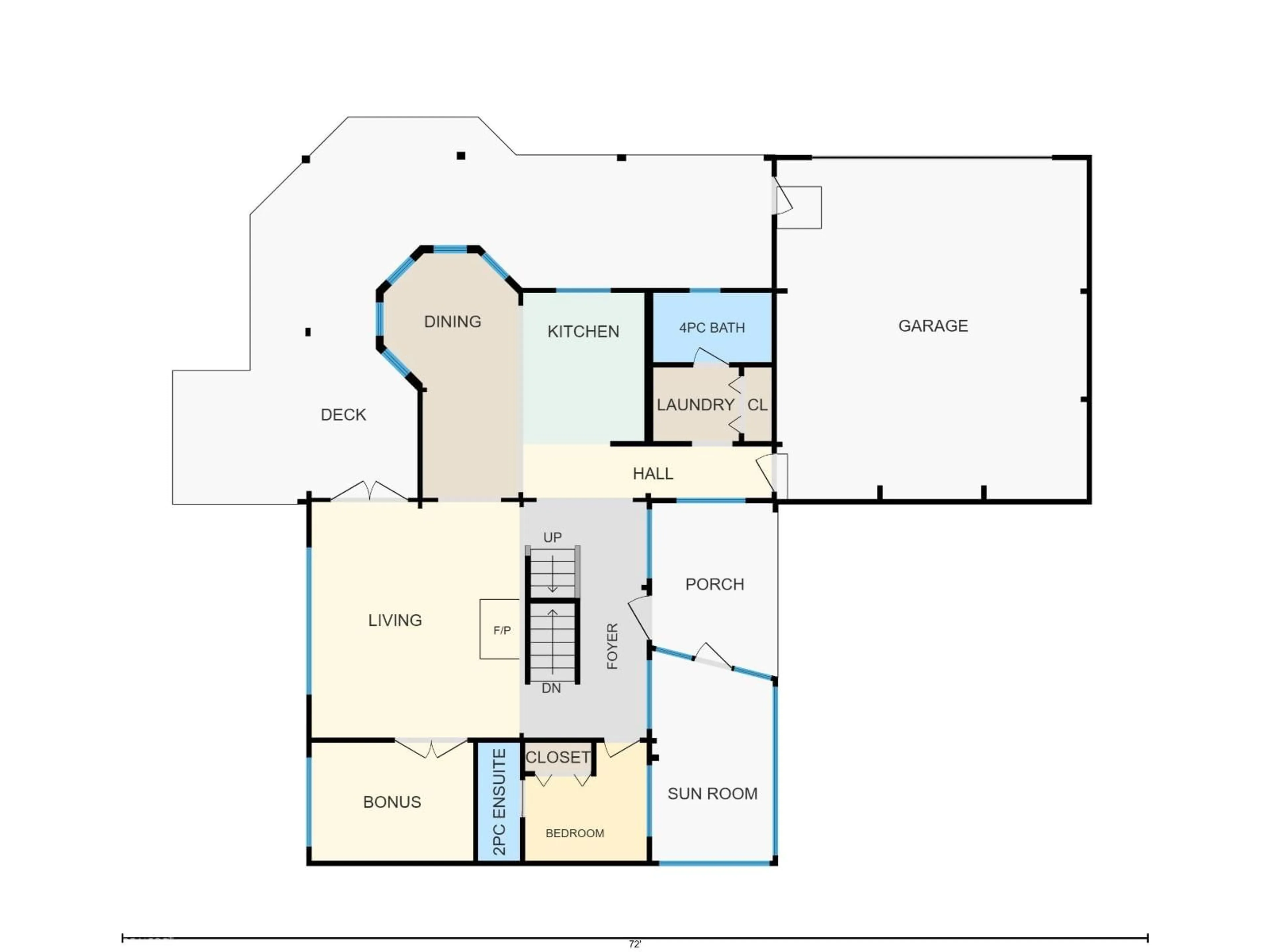 Floor plan for 58113 RGE RD 65, Rural Lac Ste. Anne County Alberta T0E2A0