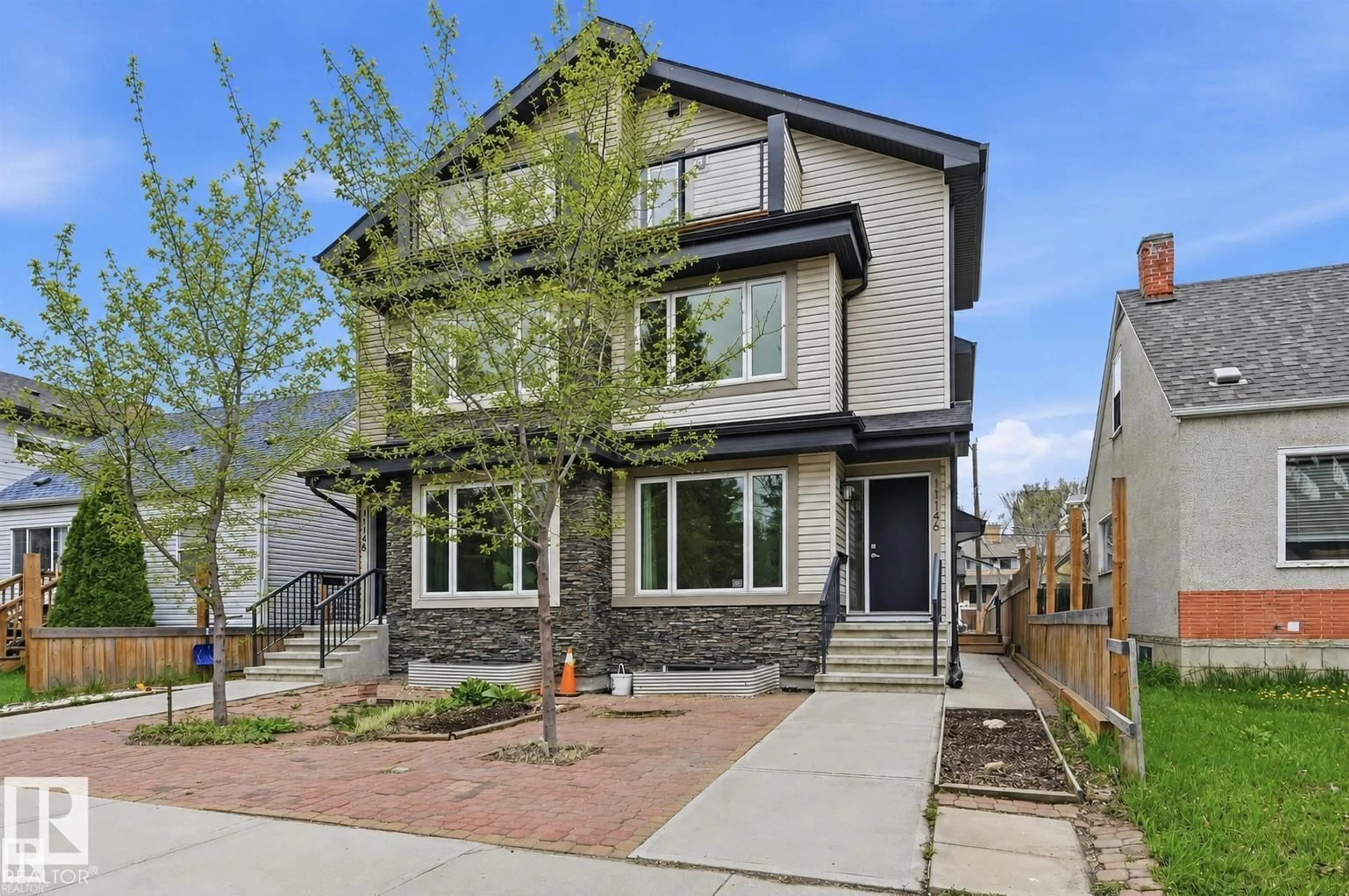 Home with brick exterior material, street for NW - 11146 78 AV, Edmonton Alberta T6G0M6