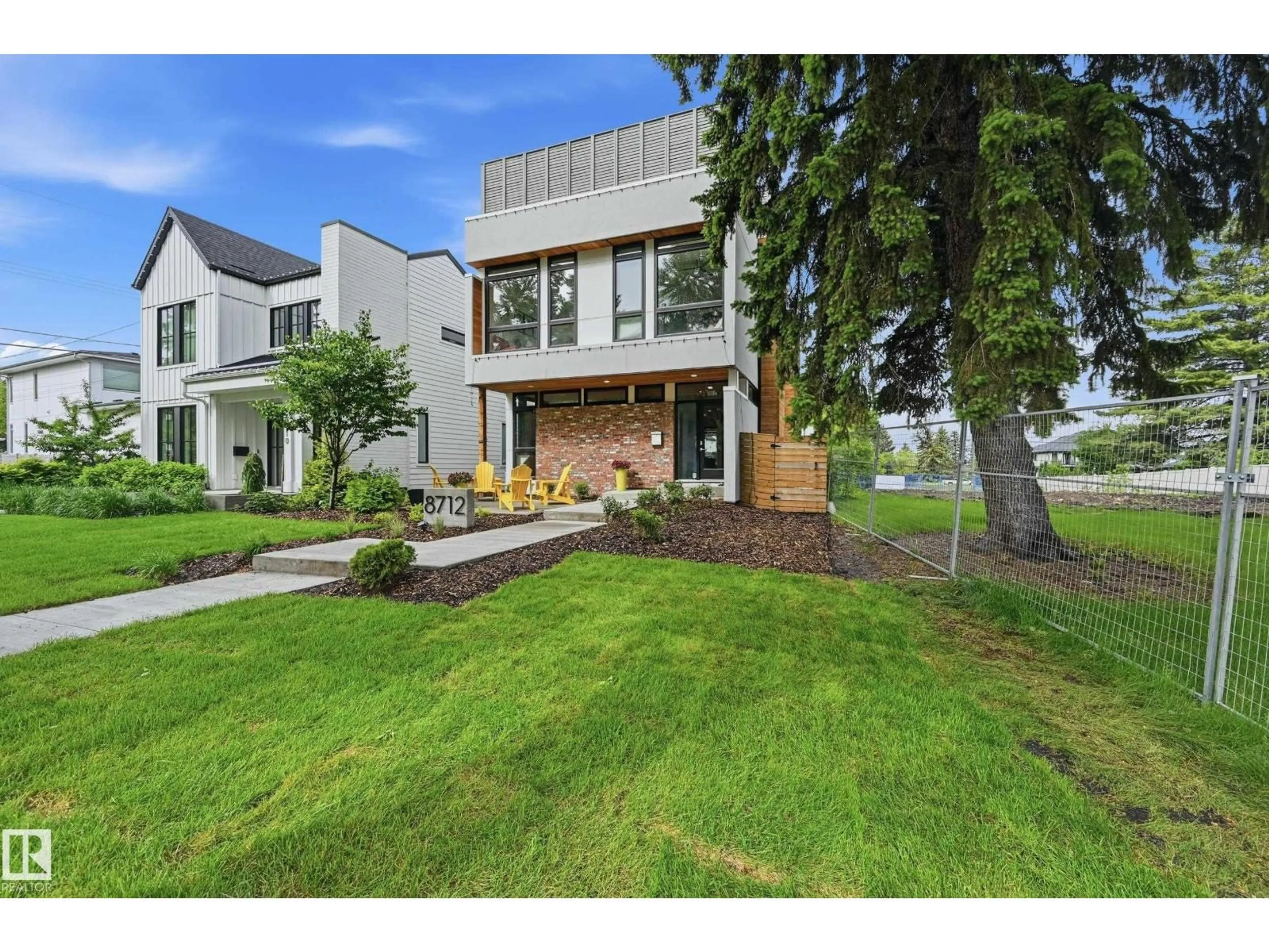 Home with brick exterior material, street for 8712 120 ST, Edmonton Alberta T6G1X3