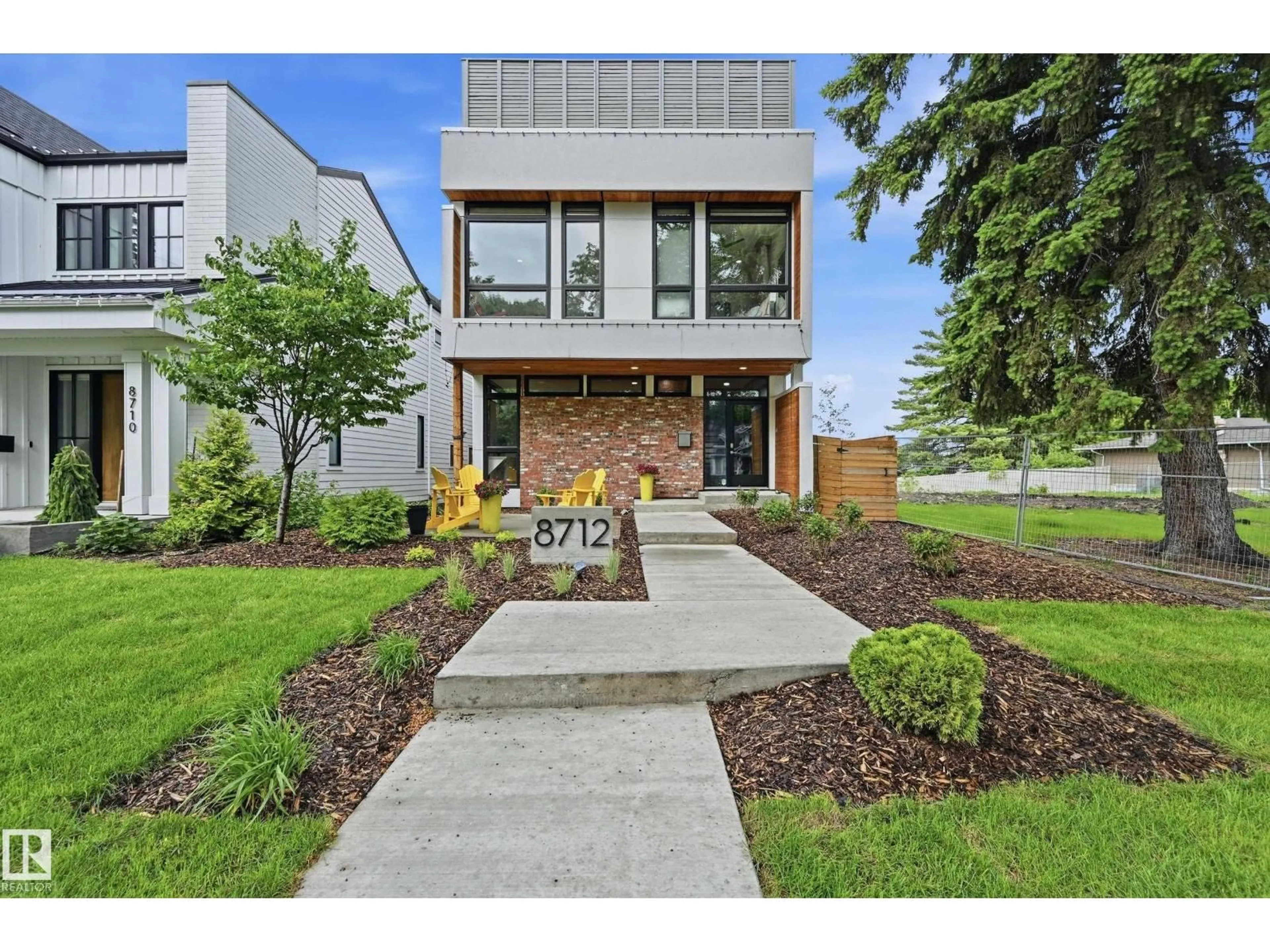 Home with brick exterior material, street for 8712 120 ST, Edmonton Alberta T6G1X3