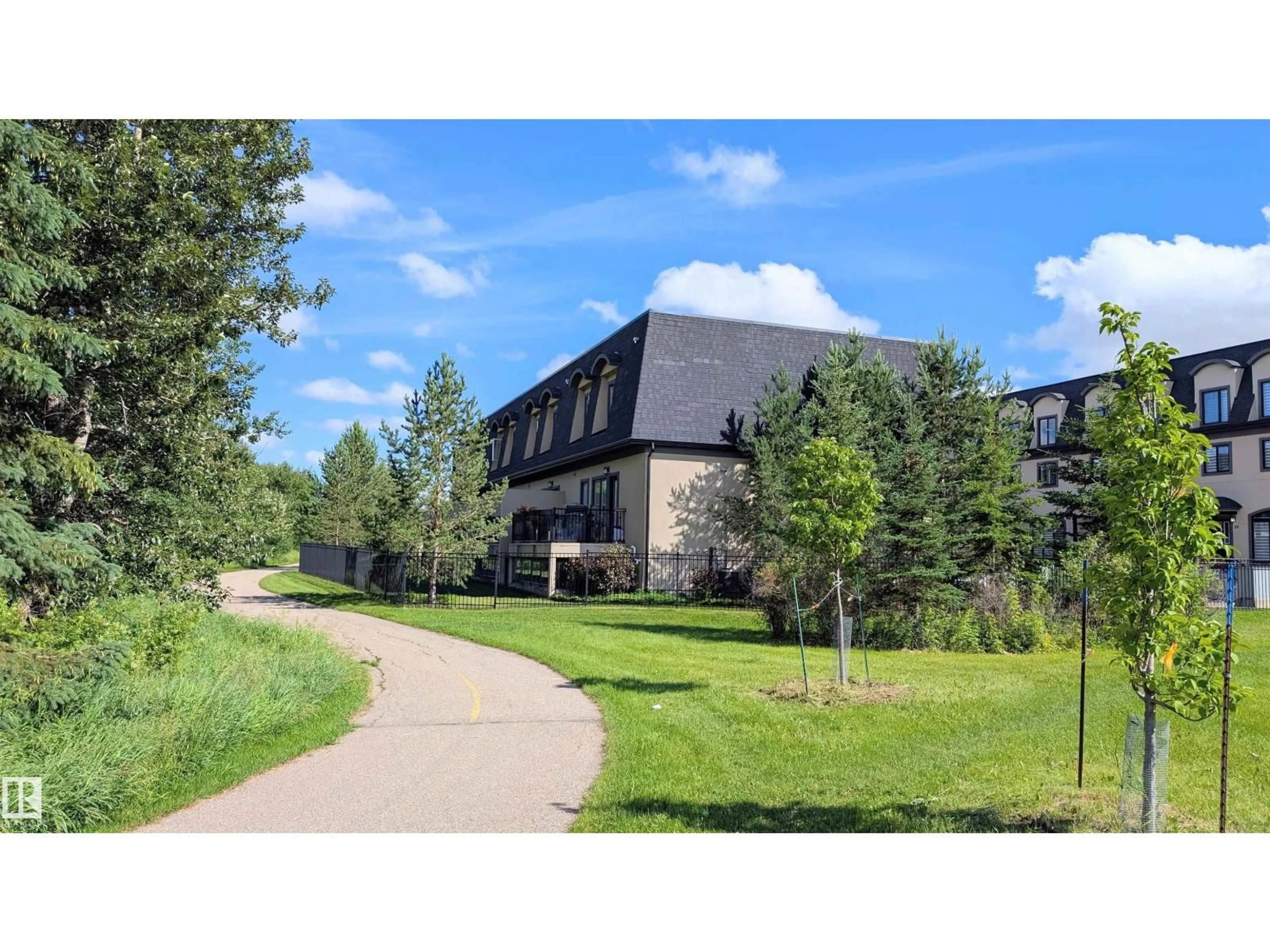 A pic from outside/outdoor area/front of a property/back of a property/a pic from drone, mountain view for #21 - 5873 MULLEN PL, Edmonton Alberta T6R0T5