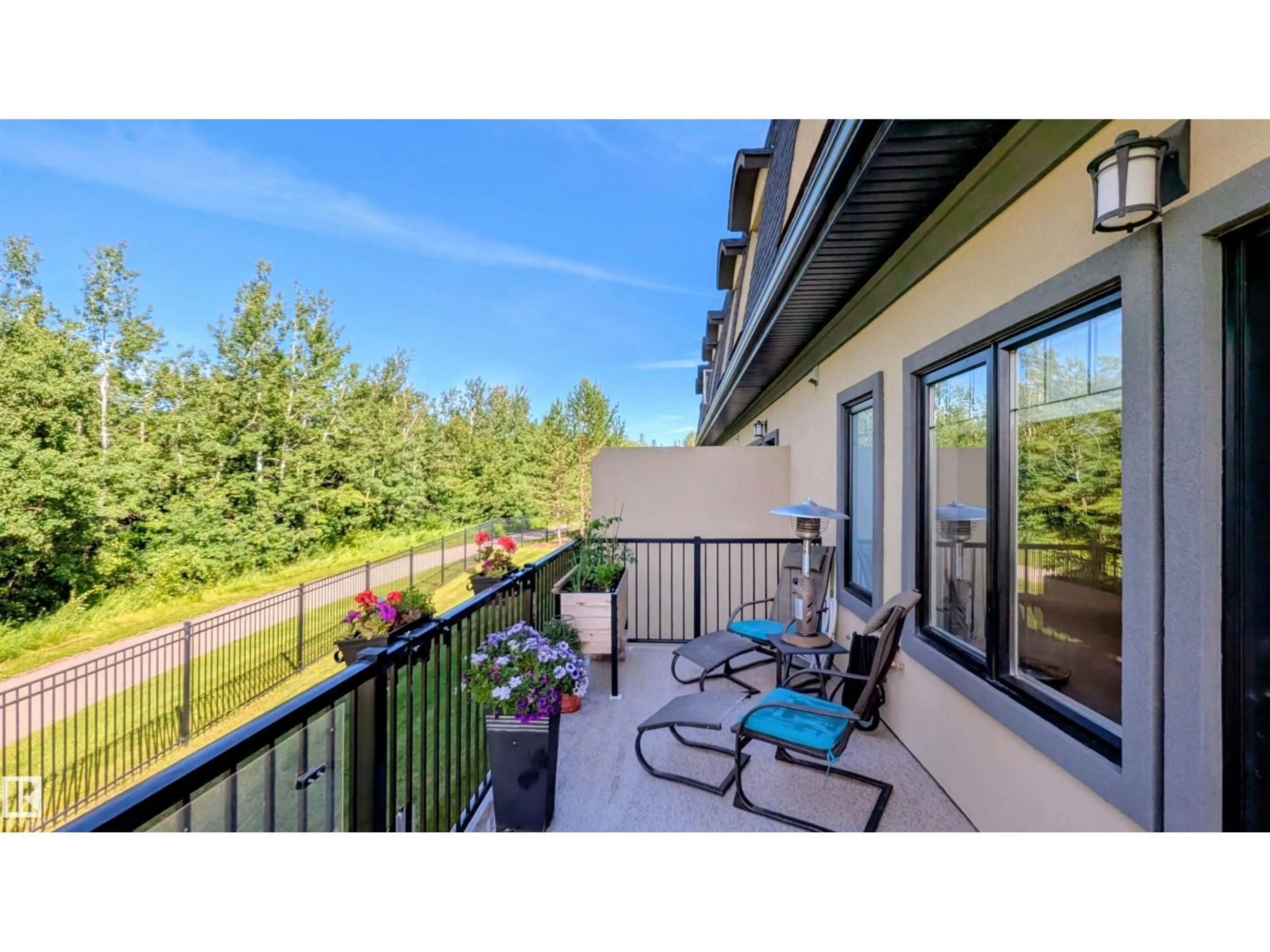 Patio, water/lake/river/ocean view for #21 - 5873 MULLEN PL, Edmonton Alberta T6R0T5