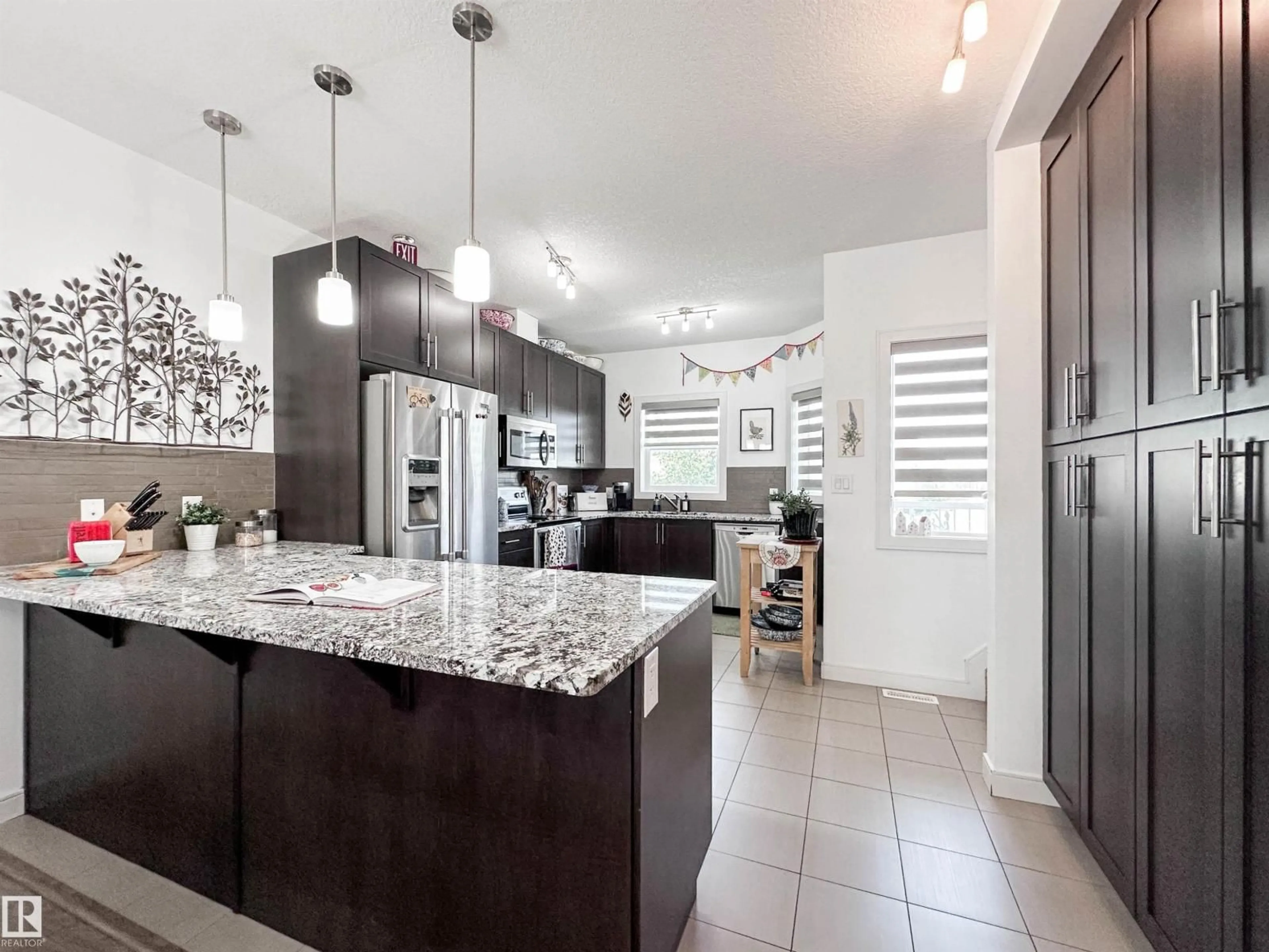Open concept kitchen, ceramic/tile floor for #11 - 150 EVERITT DR, St. Albert Alberta T8N7R8