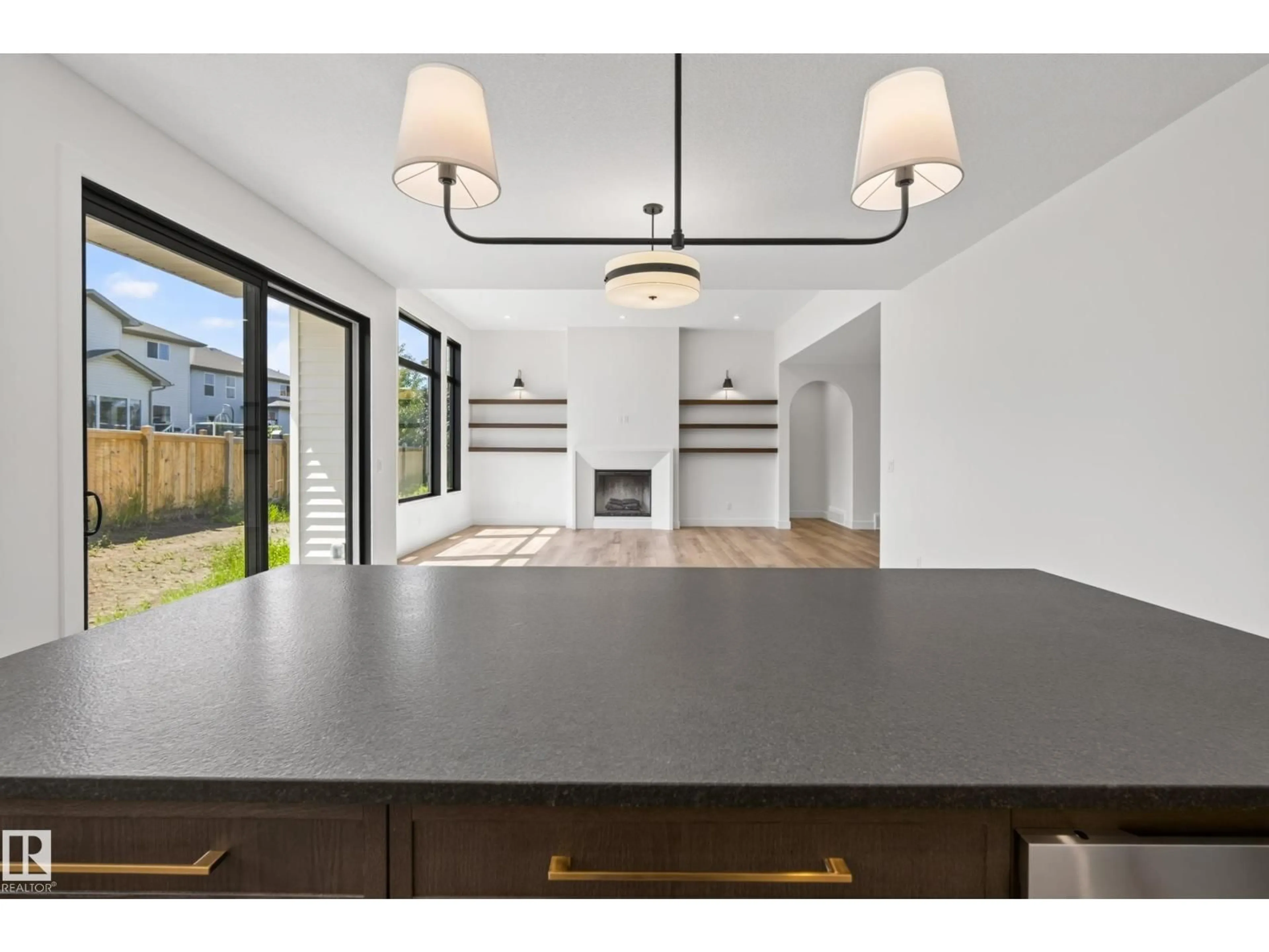 Open concept kitchen, unknown for 57 HULL WD, Spruce Grove Alberta T7X0X5