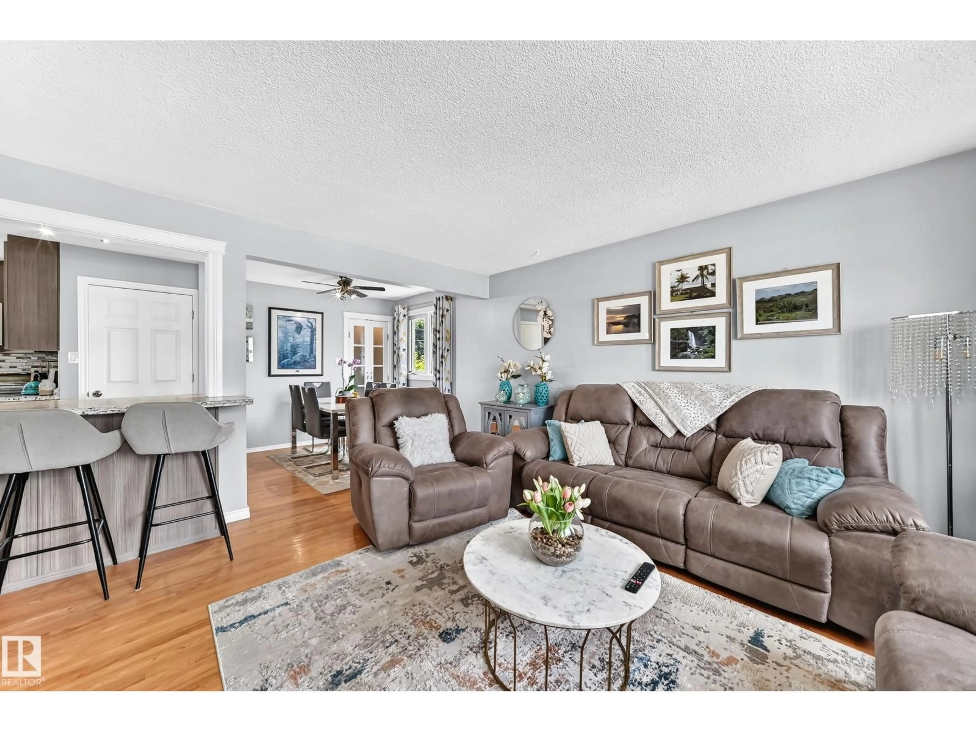 Living room with furniture, unknown for NW - 13815 62 ST, Edmonton Alberta T5A1P6