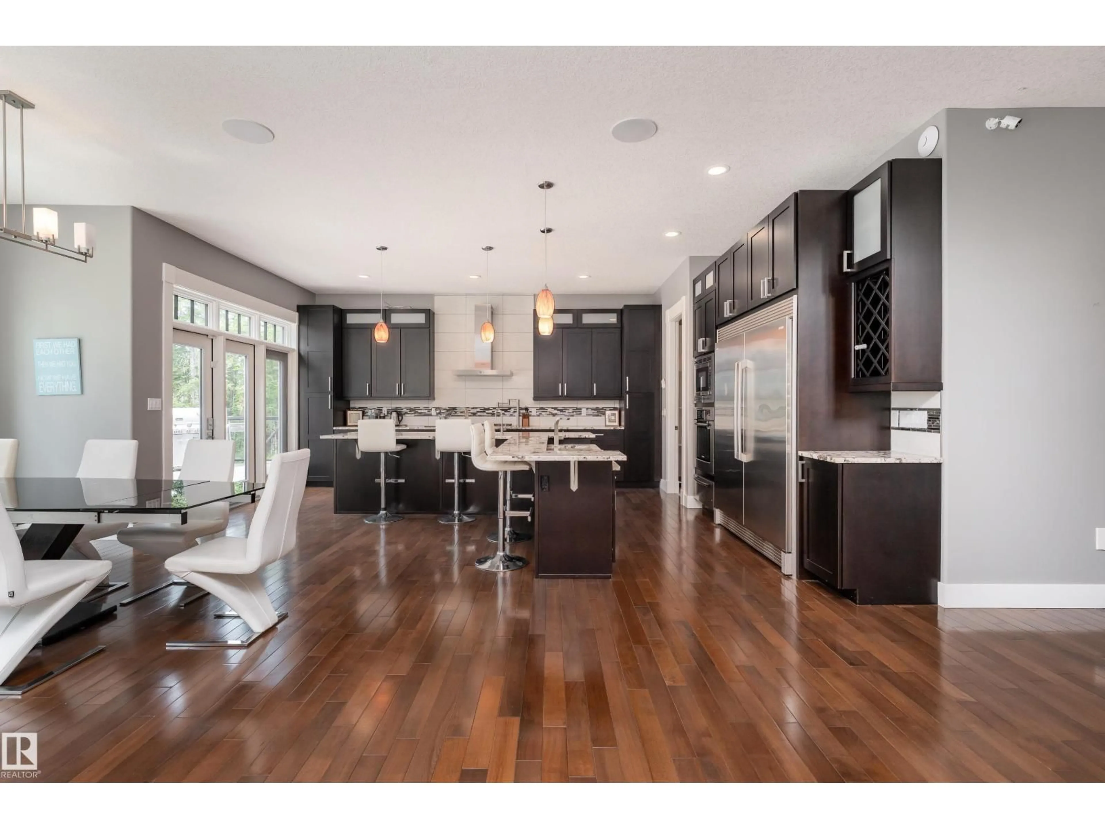Open concept kitchen, wood/laminate floor for #4 - 165111 TOWNSHIP ROAD 532A, Rural Yellowhead Alberta T7E3A6