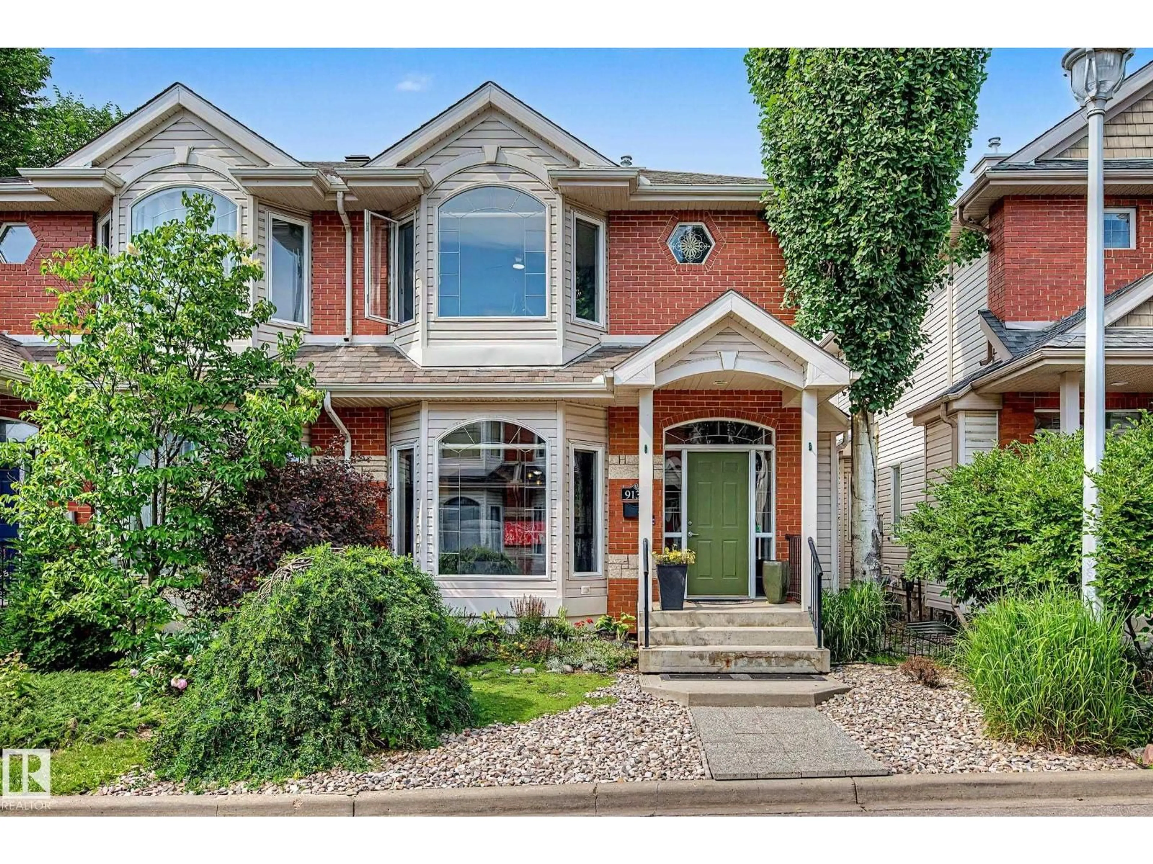 Home with brick exterior material, street for 9130 100A AV, Edmonton Alberta T5H4N7
