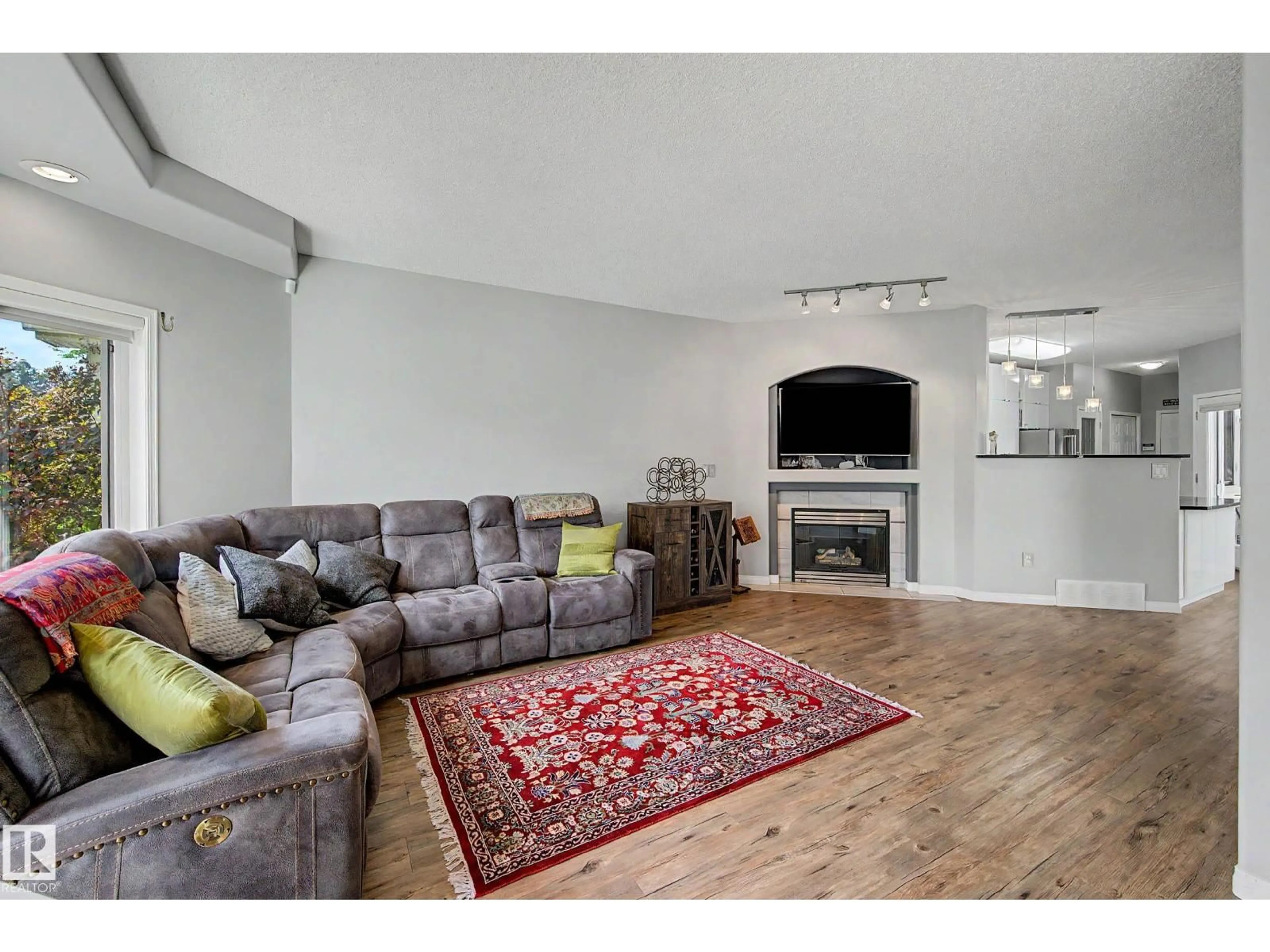Living room with furniture, unknown for 9130 100A AV, Edmonton Alberta T5H4N7