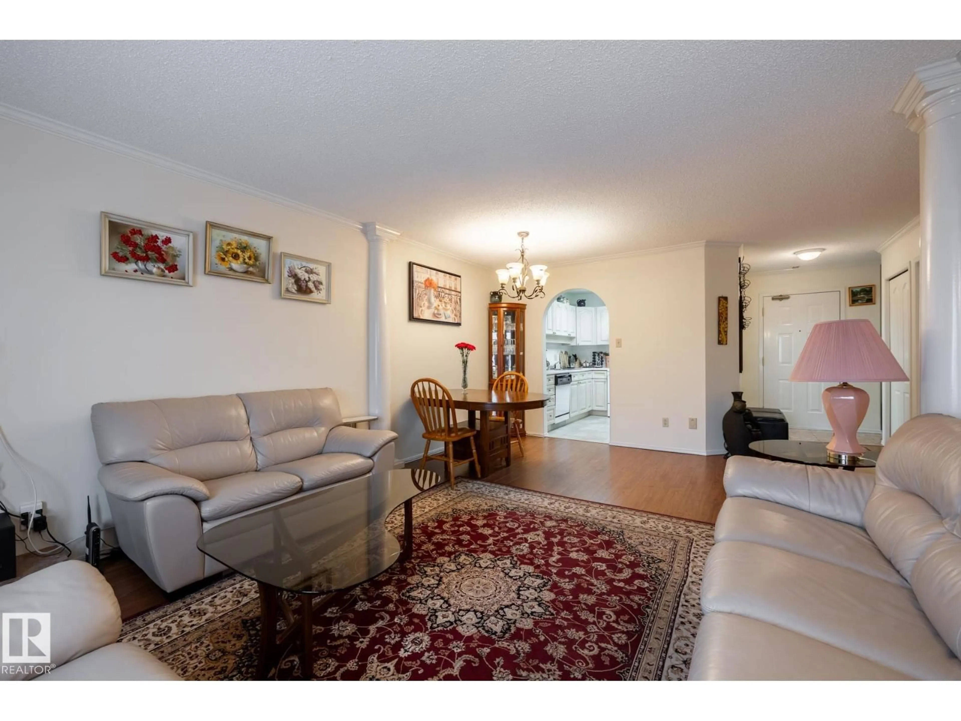 Living room with furniture, unknown for 310 - 17151 94A AV, Edmonton Alberta T5T5Z9