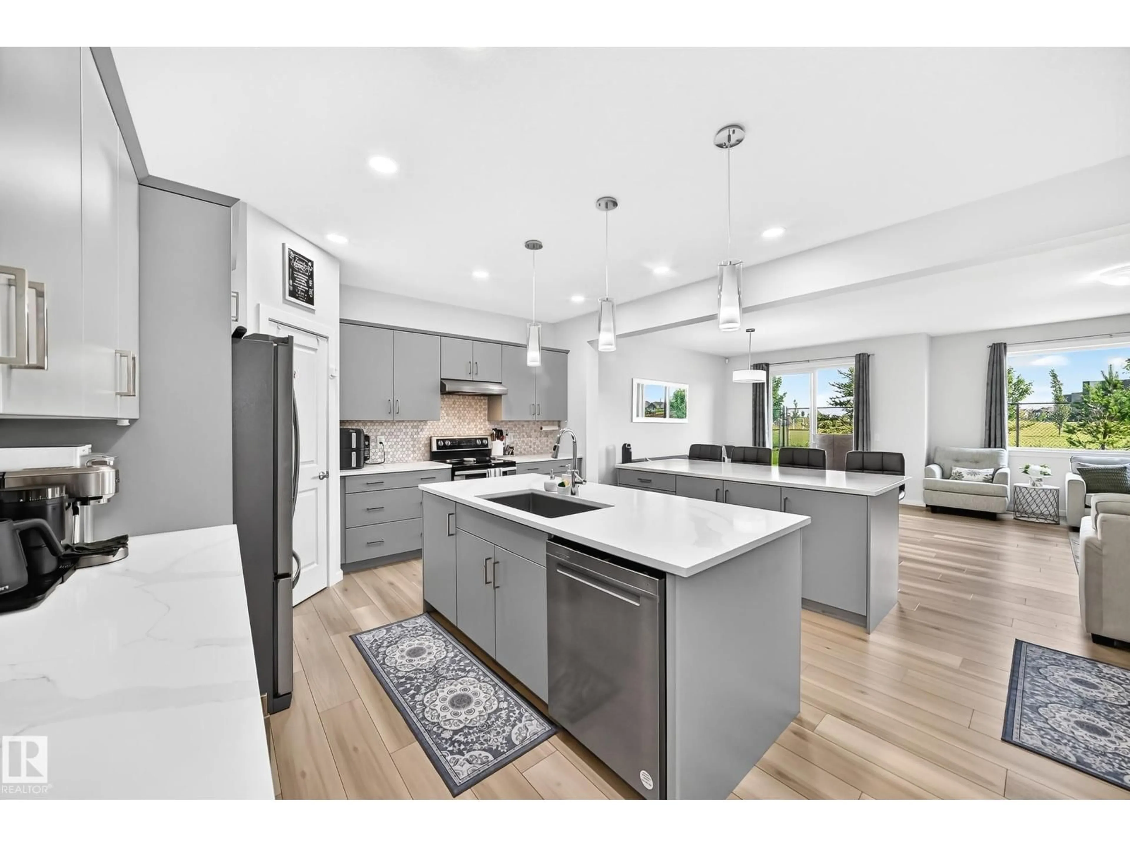 Open concept kitchen, unknown for LI SW - 4018 HAWTHORN LINK, Edmonton Alberta T6X1Y6