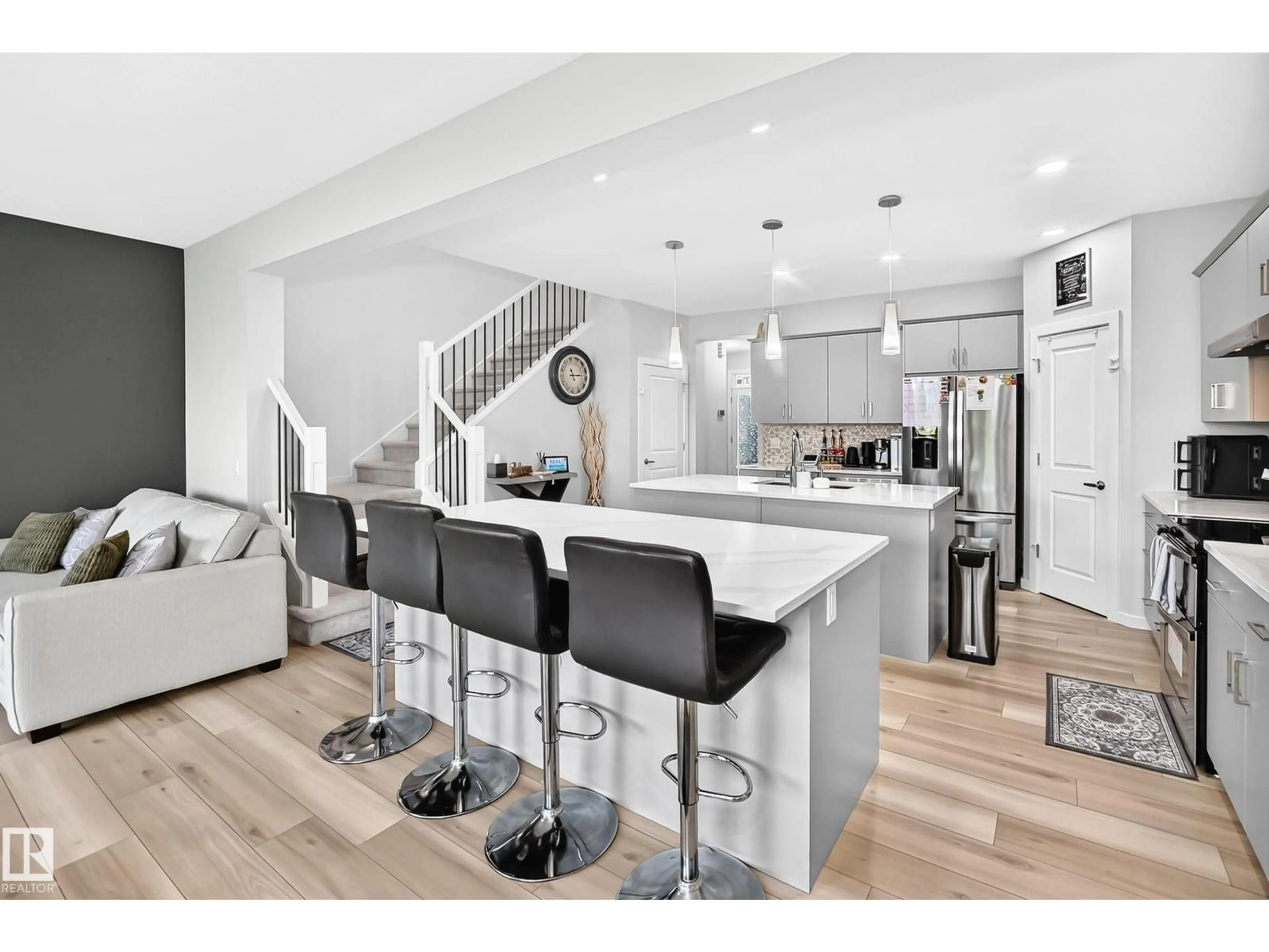 Open concept kitchen, unknown for LI SW - 4018 HAWTHORN LINK, Edmonton Alberta T6X1Y6