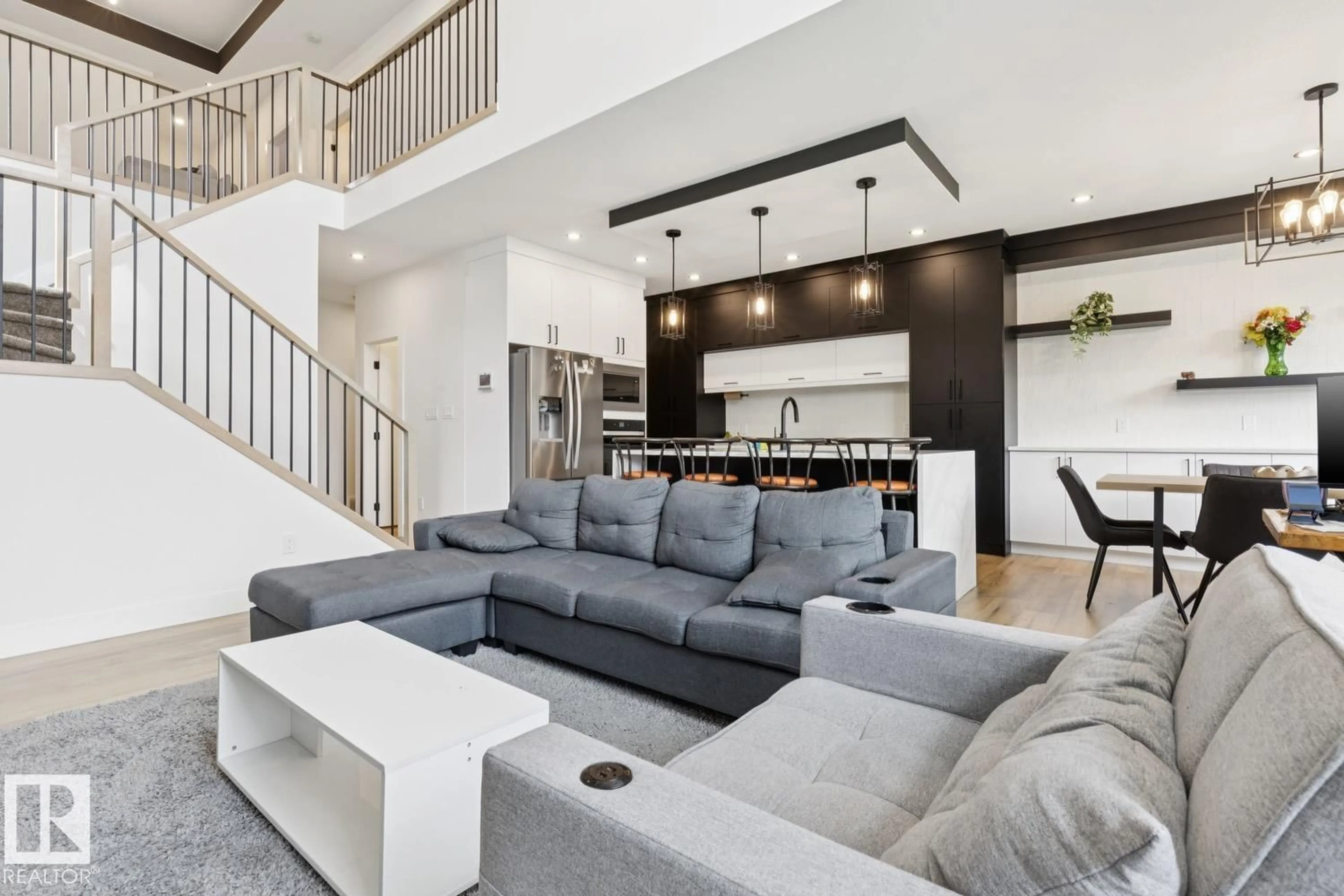 Living room with furniture, unknown for 211 KETTYL CO, Leduc Alberta T9E1S1