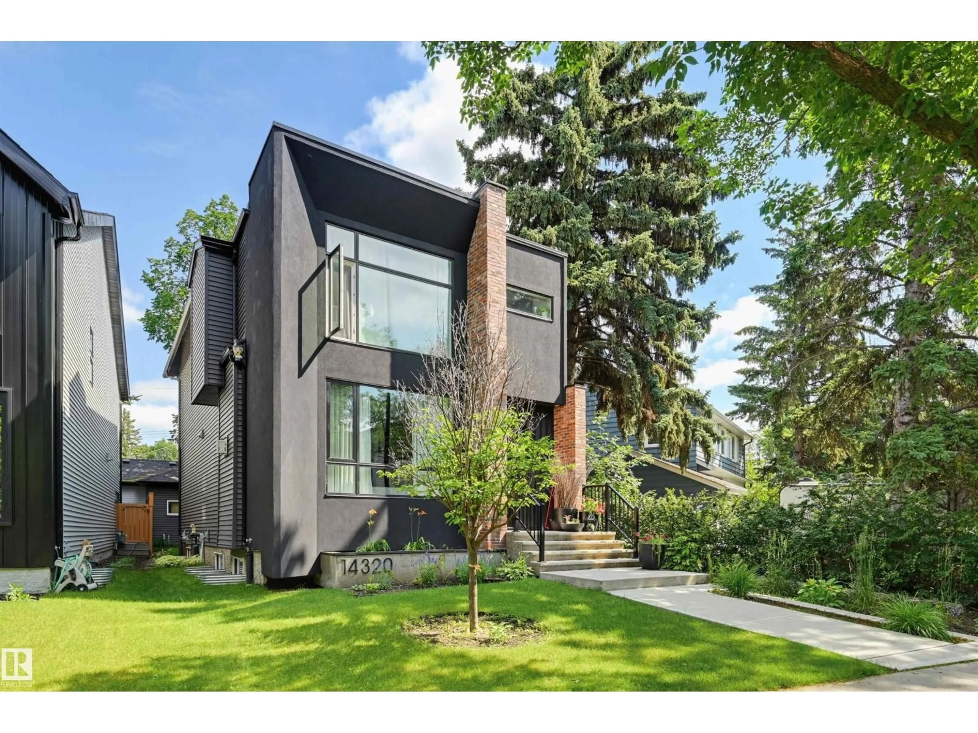 Home with brick exterior material, street for NW - 14320 98 AV, Edmonton Alberta T8N0G7
