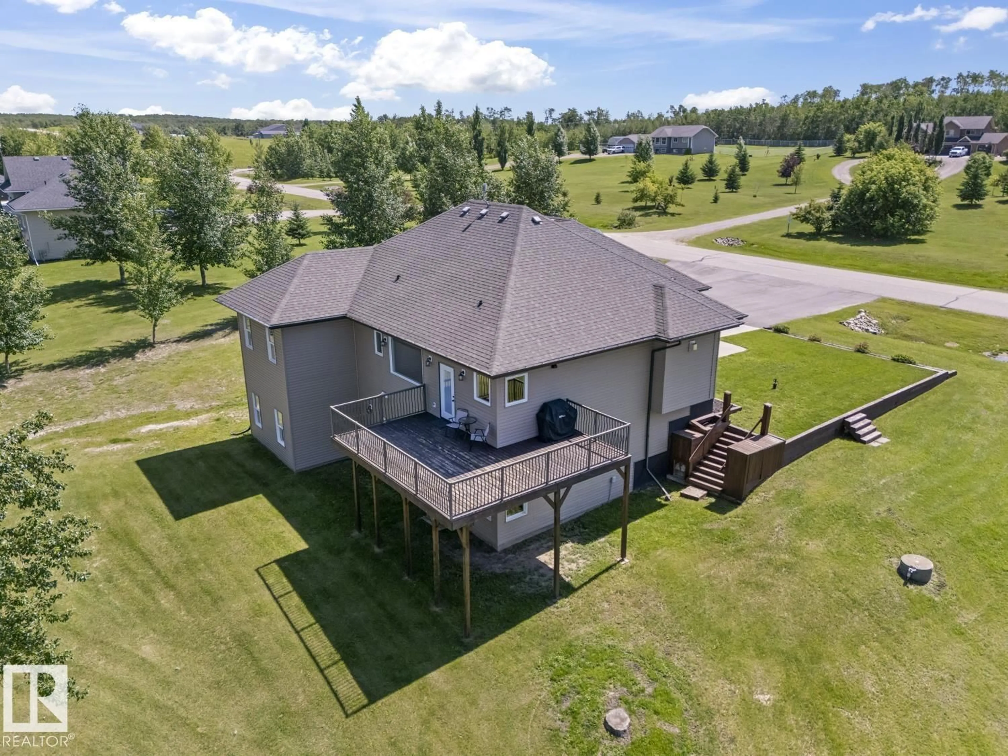 A pic from outside/outdoor area/front of a property/back of a property/a pic from drone, unknown for 6 - 61120 RR 465, Rural Bonnyville M.D. Alberta T9N2G9