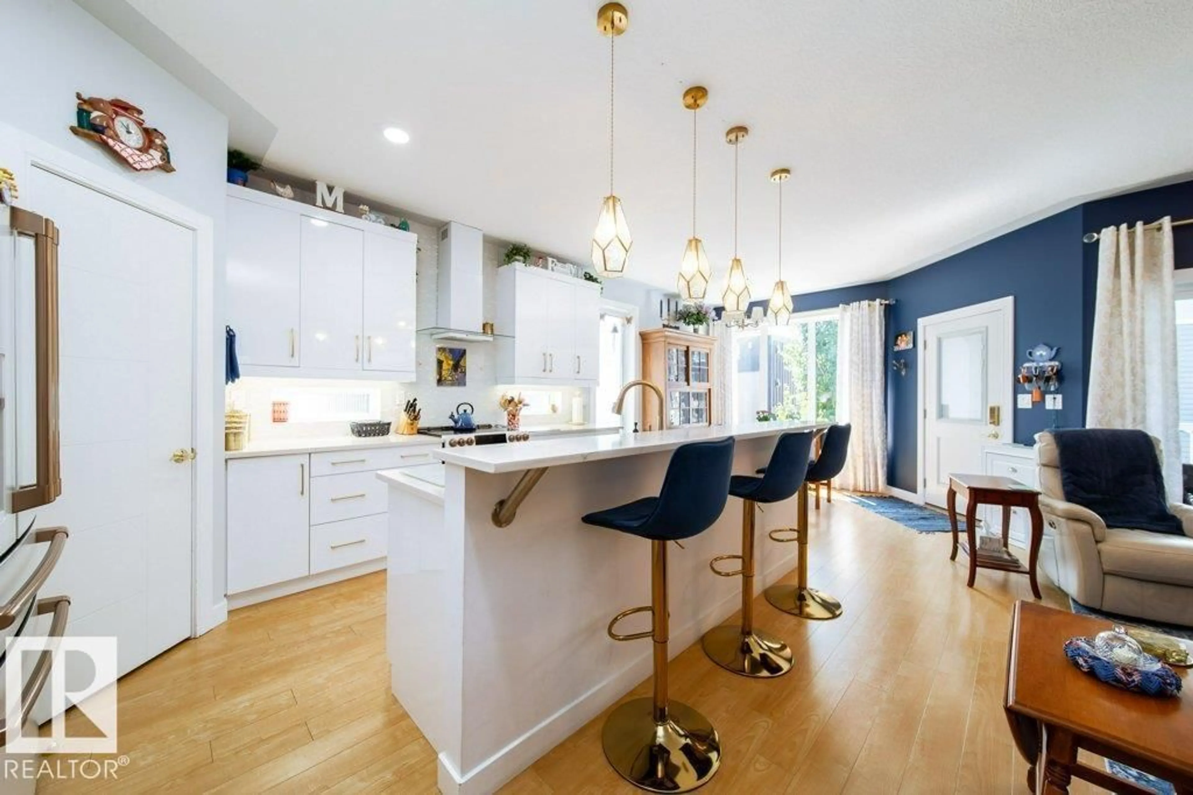 Open concept kitchen, unknown for 8731 85 AV, Edmonton Alberta T6C1G8