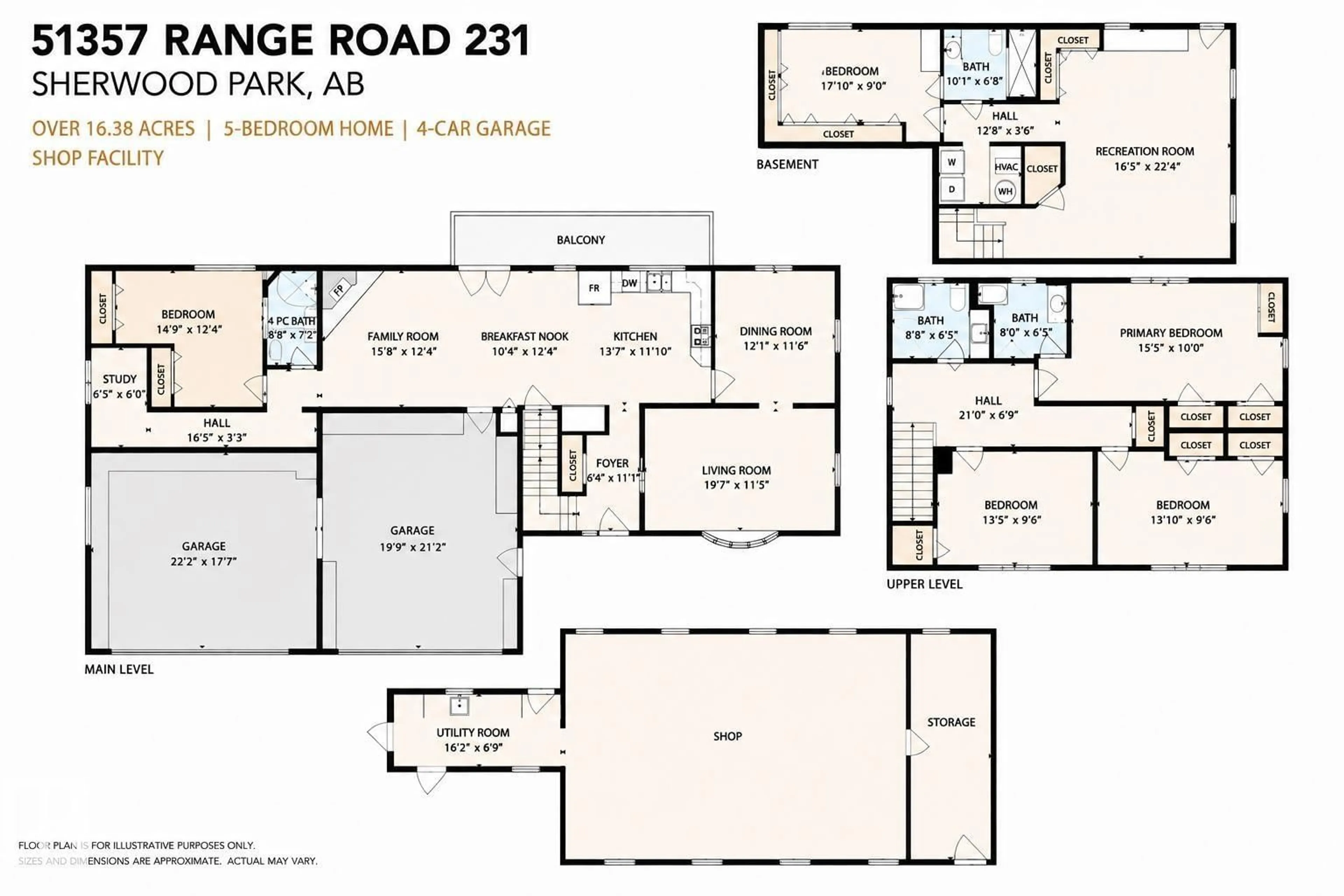 Floor plan for 51357 RGE ROAD 231, Rural Strathcona County Alberta T8B1K7