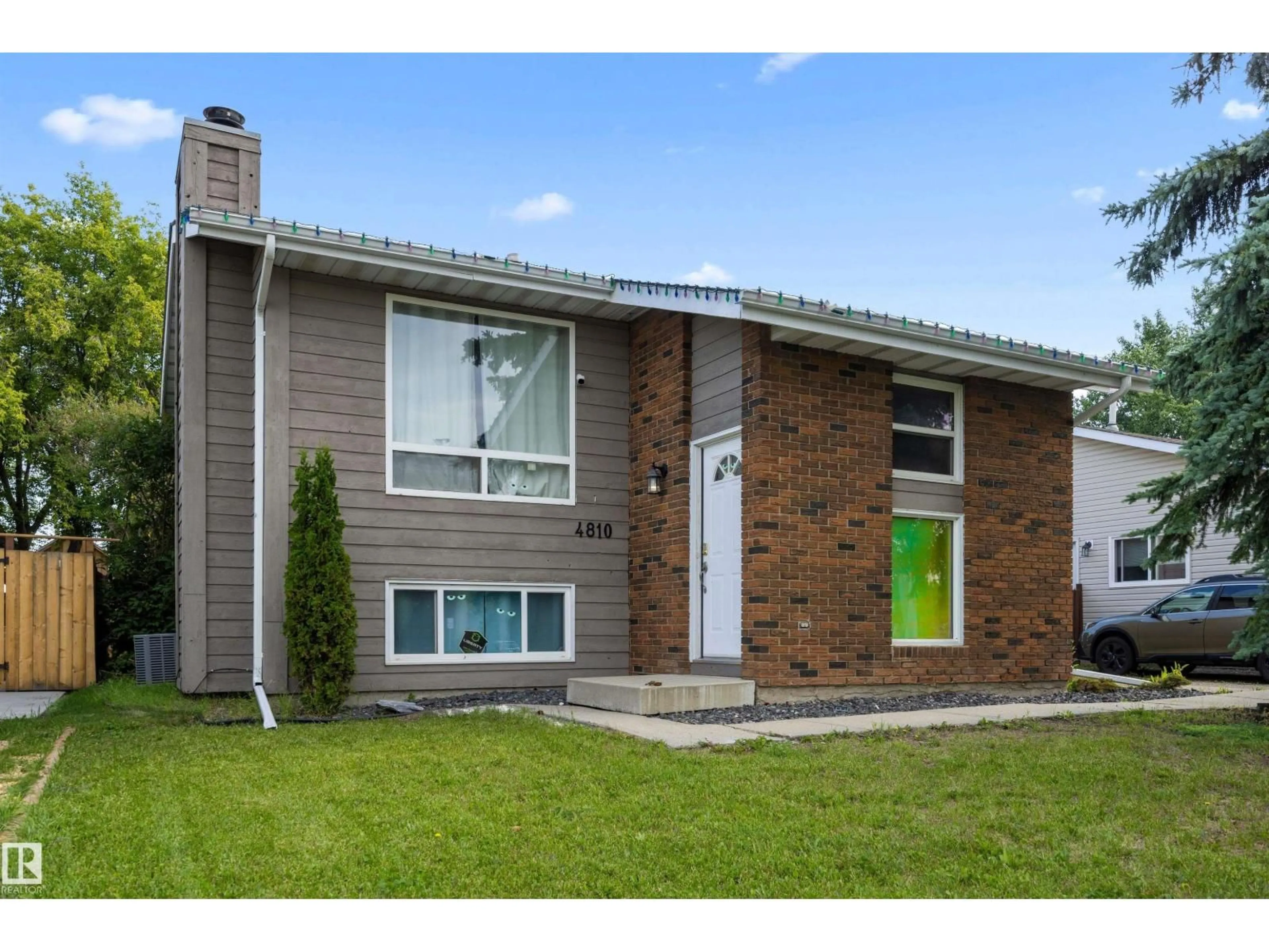 Home with brick exterior material, street for 4810 55 AV, Beaumont Alberta T4X1J8