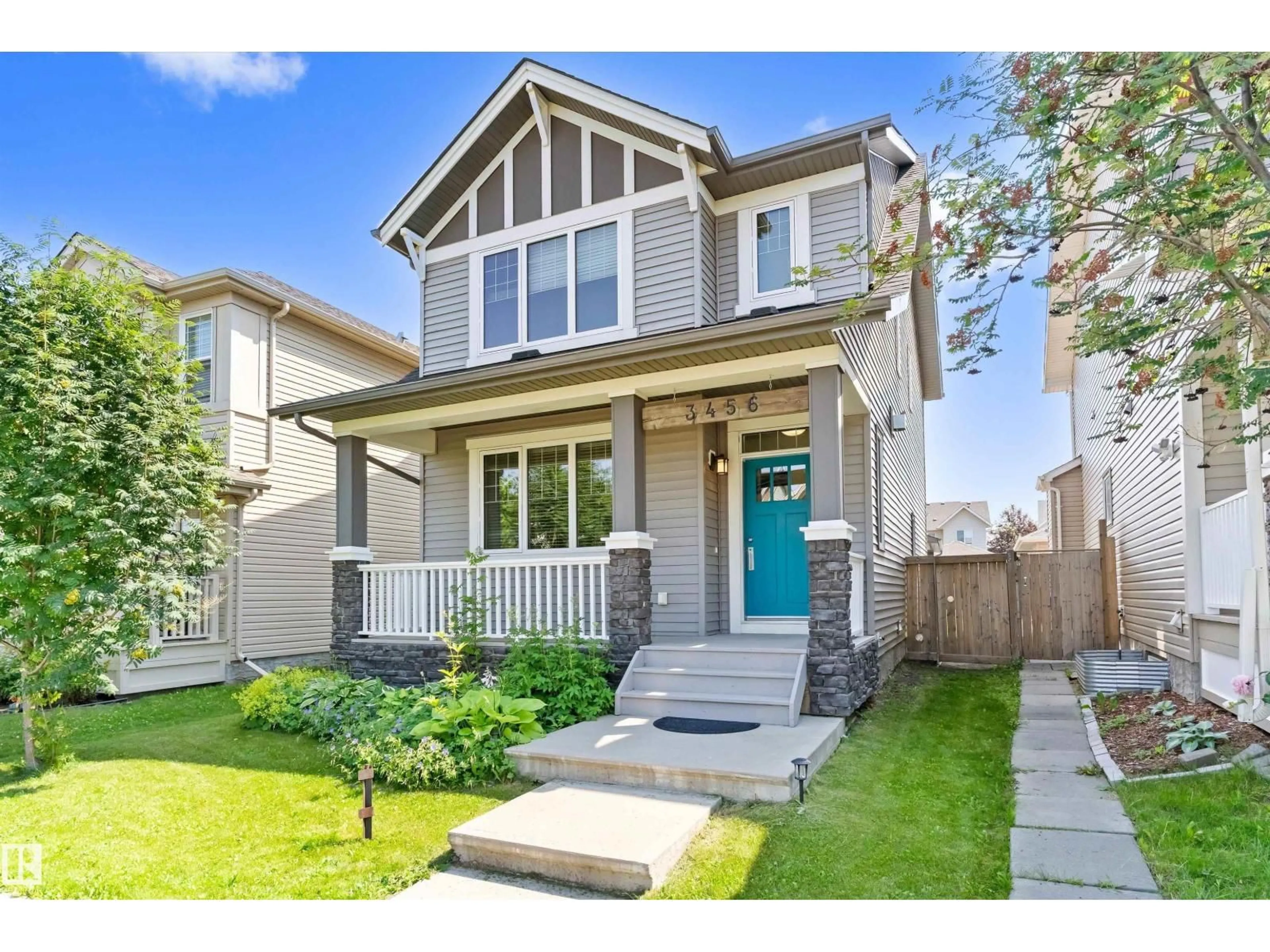 Home with vinyl exterior material, street for 3456 CUTLER CR, Edmonton Alberta T6W2B3