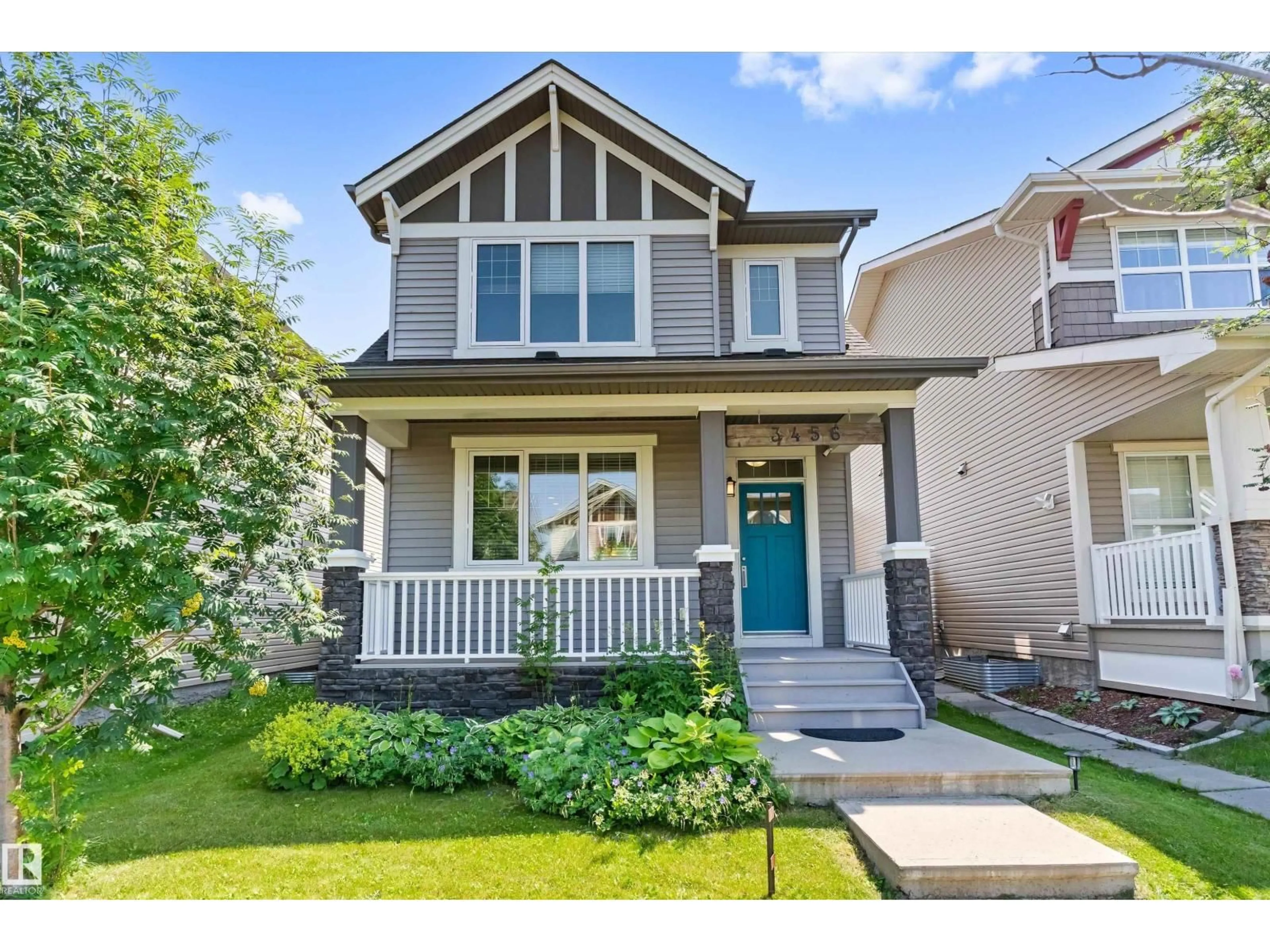 Home with vinyl exterior material, street for 3456 CUTLER CR, Edmonton Alberta T6W2B3