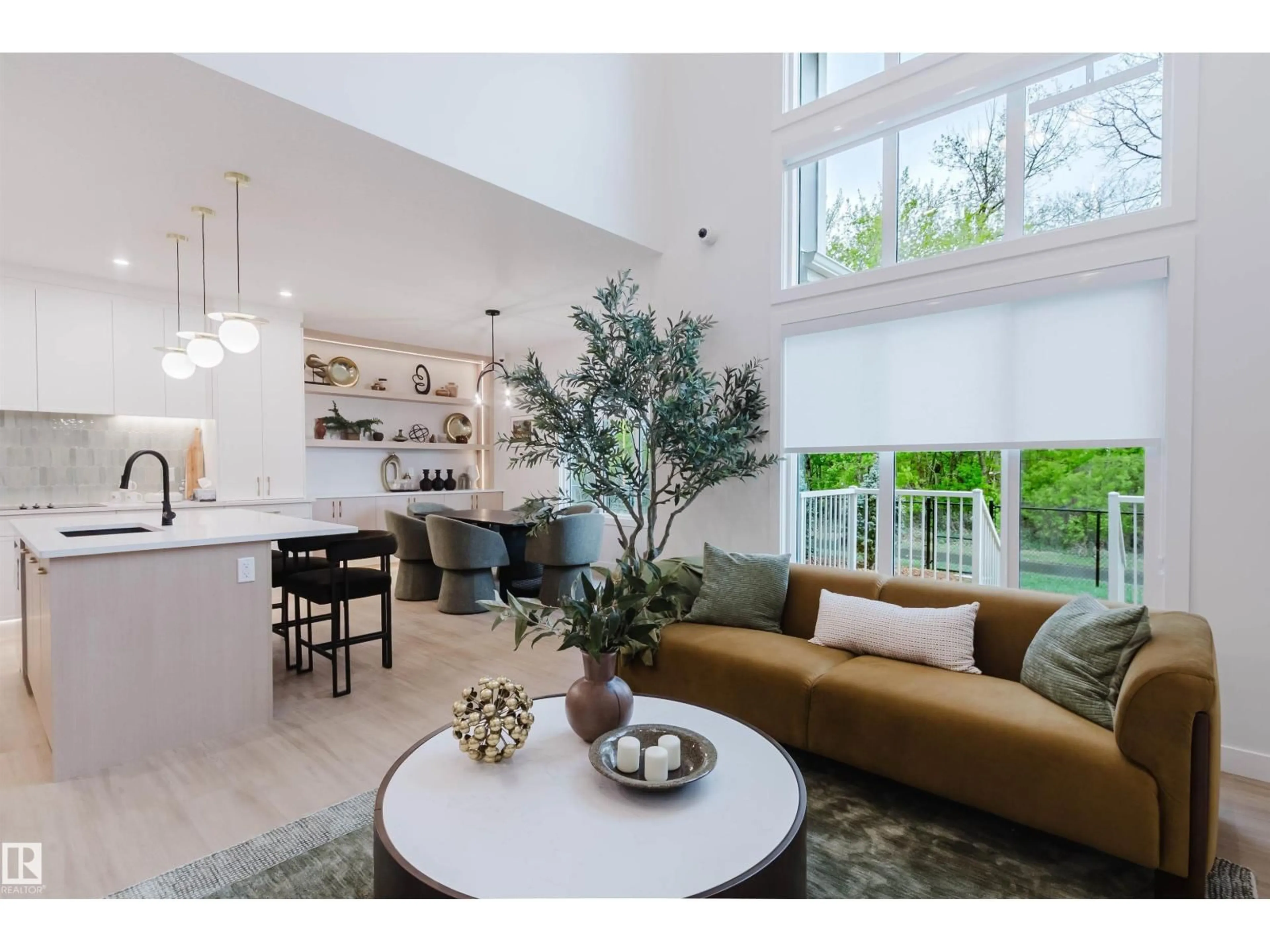 Living room with furniture, unknown for NW - 214 EDGEMONT GREEN GR, Edmonton Alberta T6M3J6