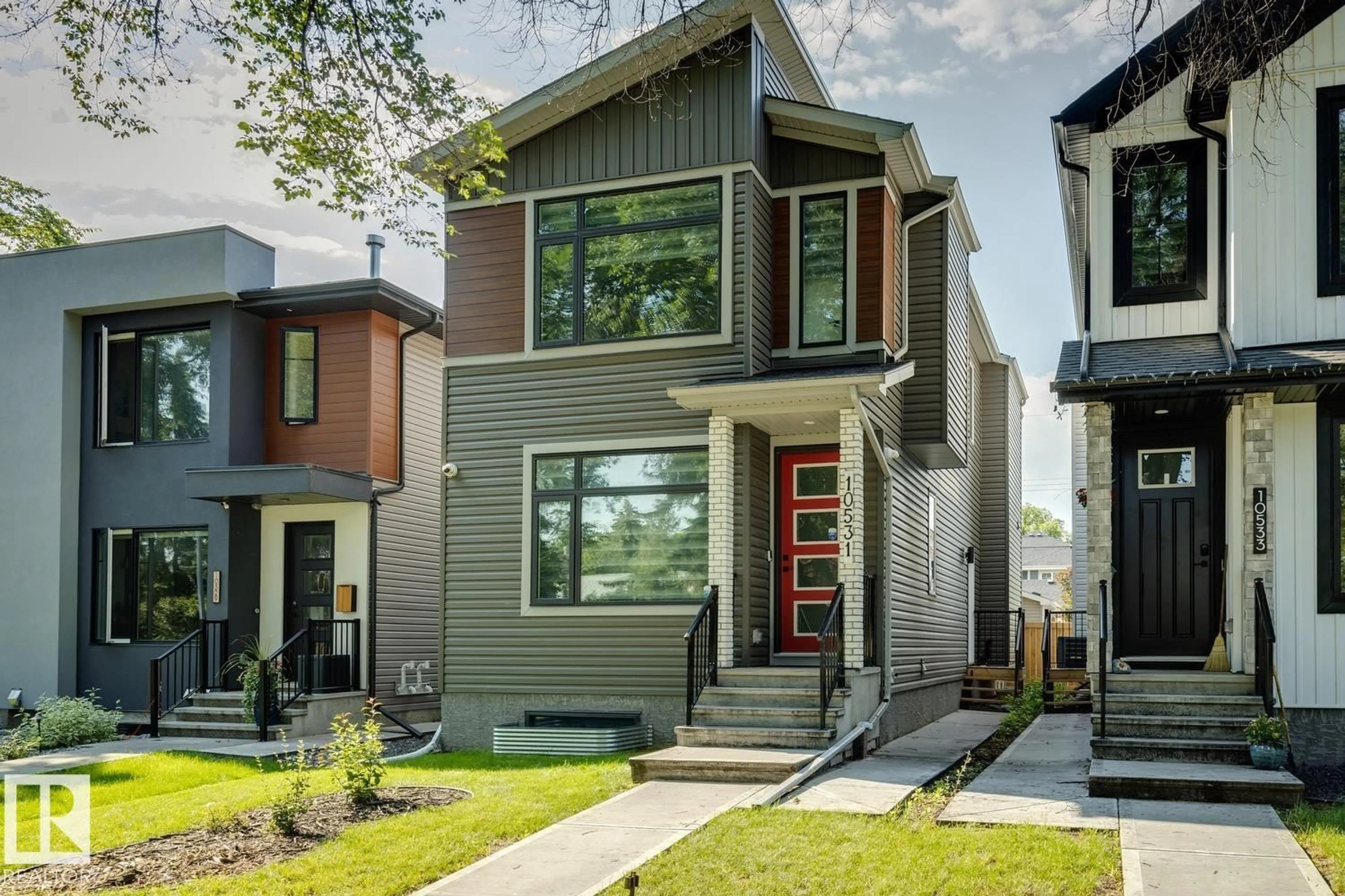 Home with brick exterior material, street for 10531 67 AV, Edmonton Alberta T6H1Z4